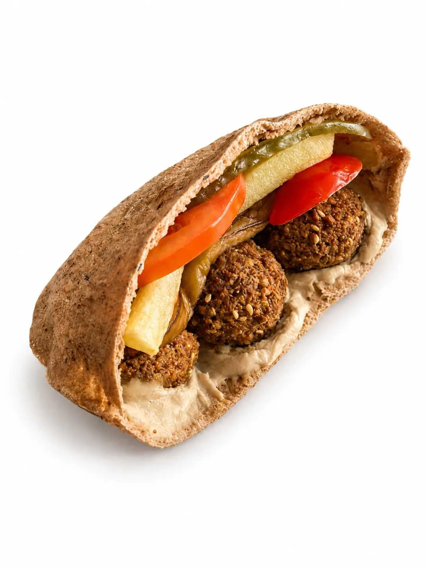 Mixed Whole Wheat Falafel Sandwich