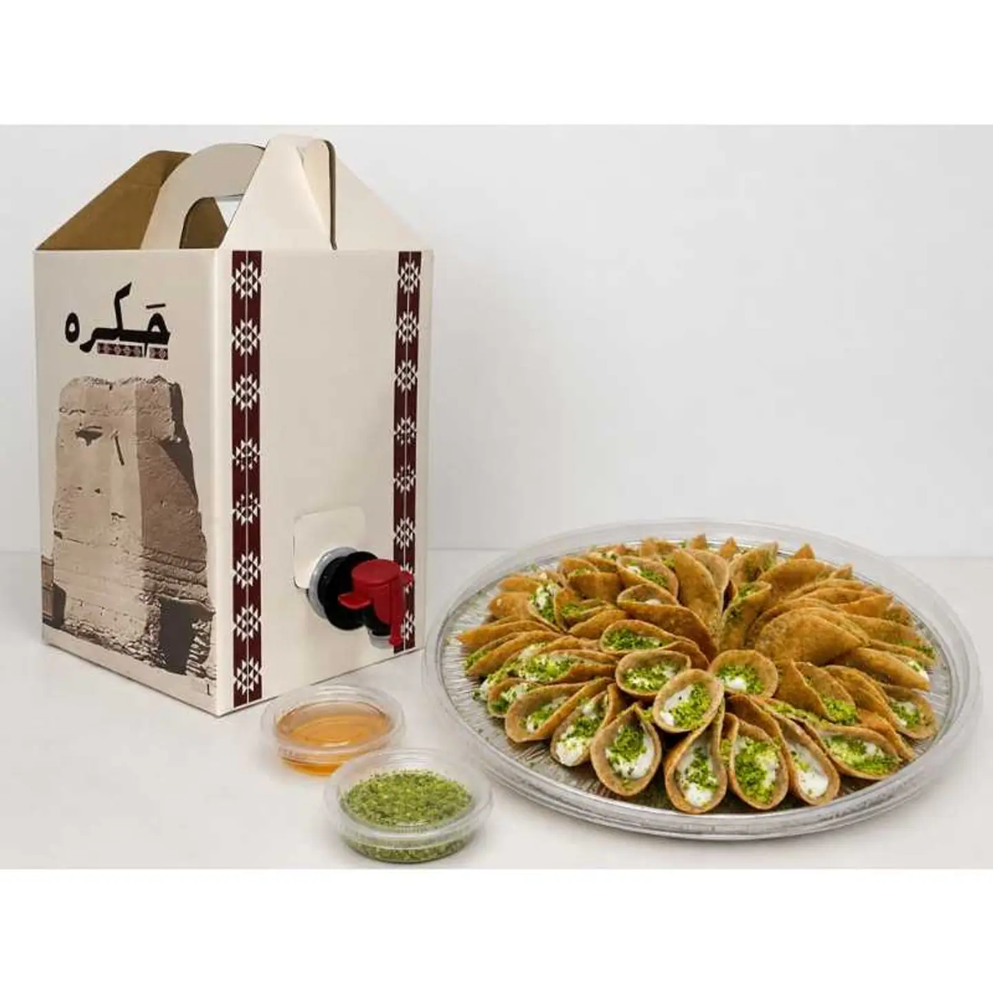 Large Najdi Qatayef + Coffee Box