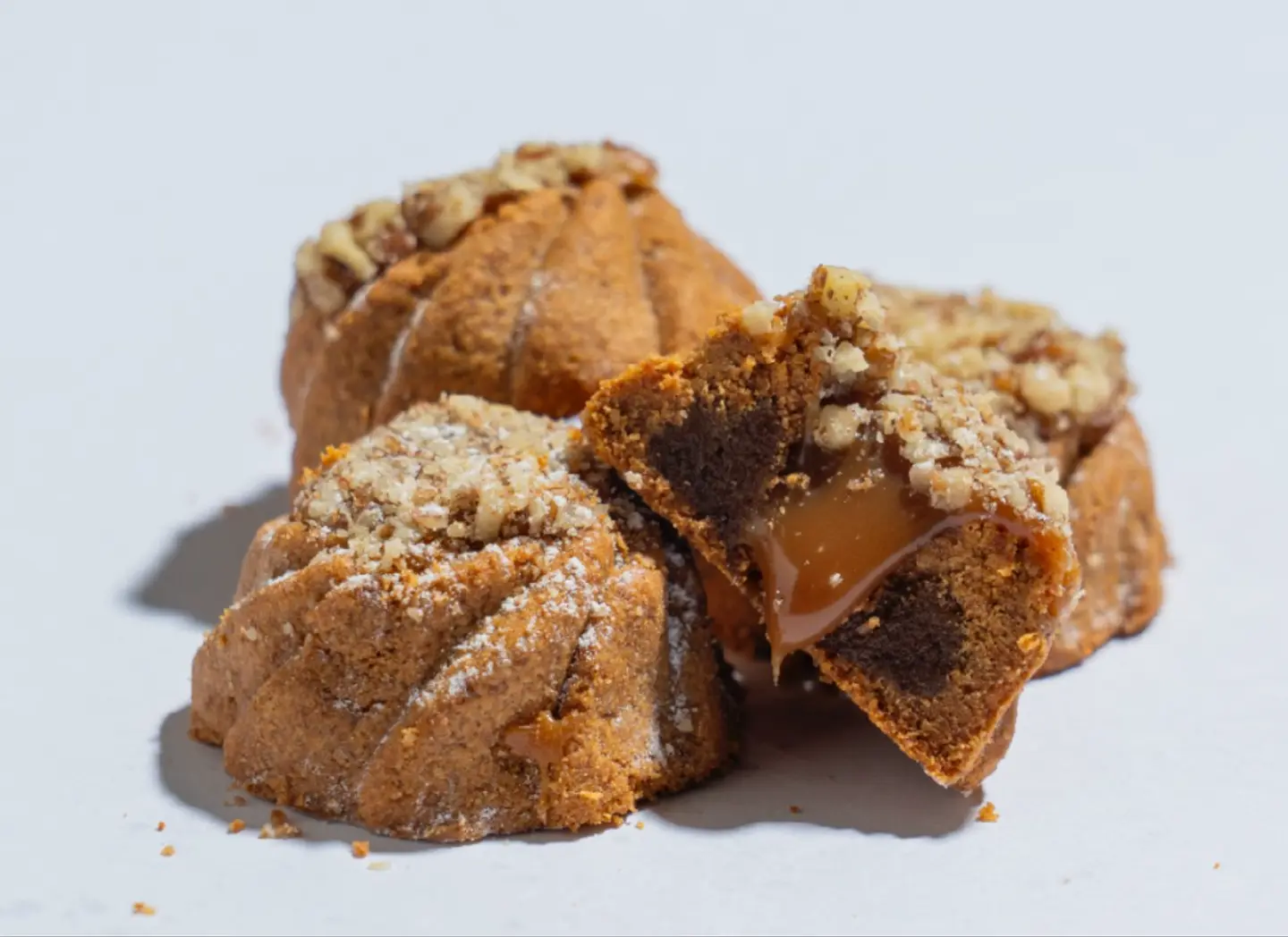 Roasted Milk Maamoul With Caramel & Pecans