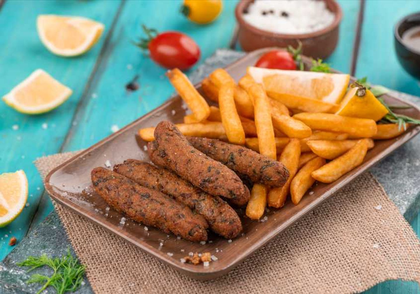 Shrimp Kofta And Potatoes