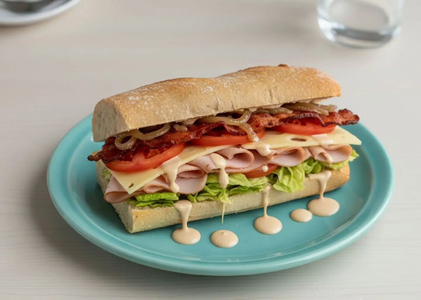 Brown Bread Turkey Club Sandwich
