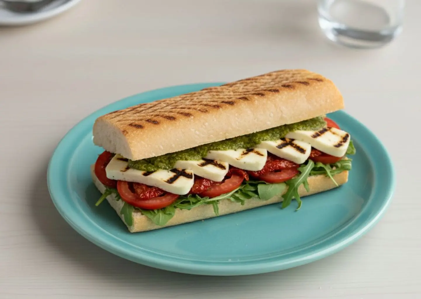 Halloumi Pesto Sandwich