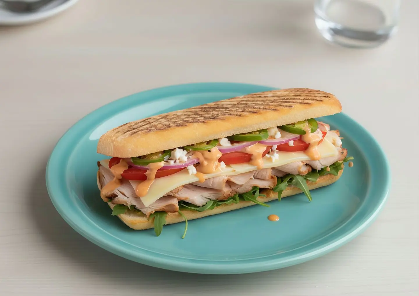 Triple Cheese Turkey Sandwich