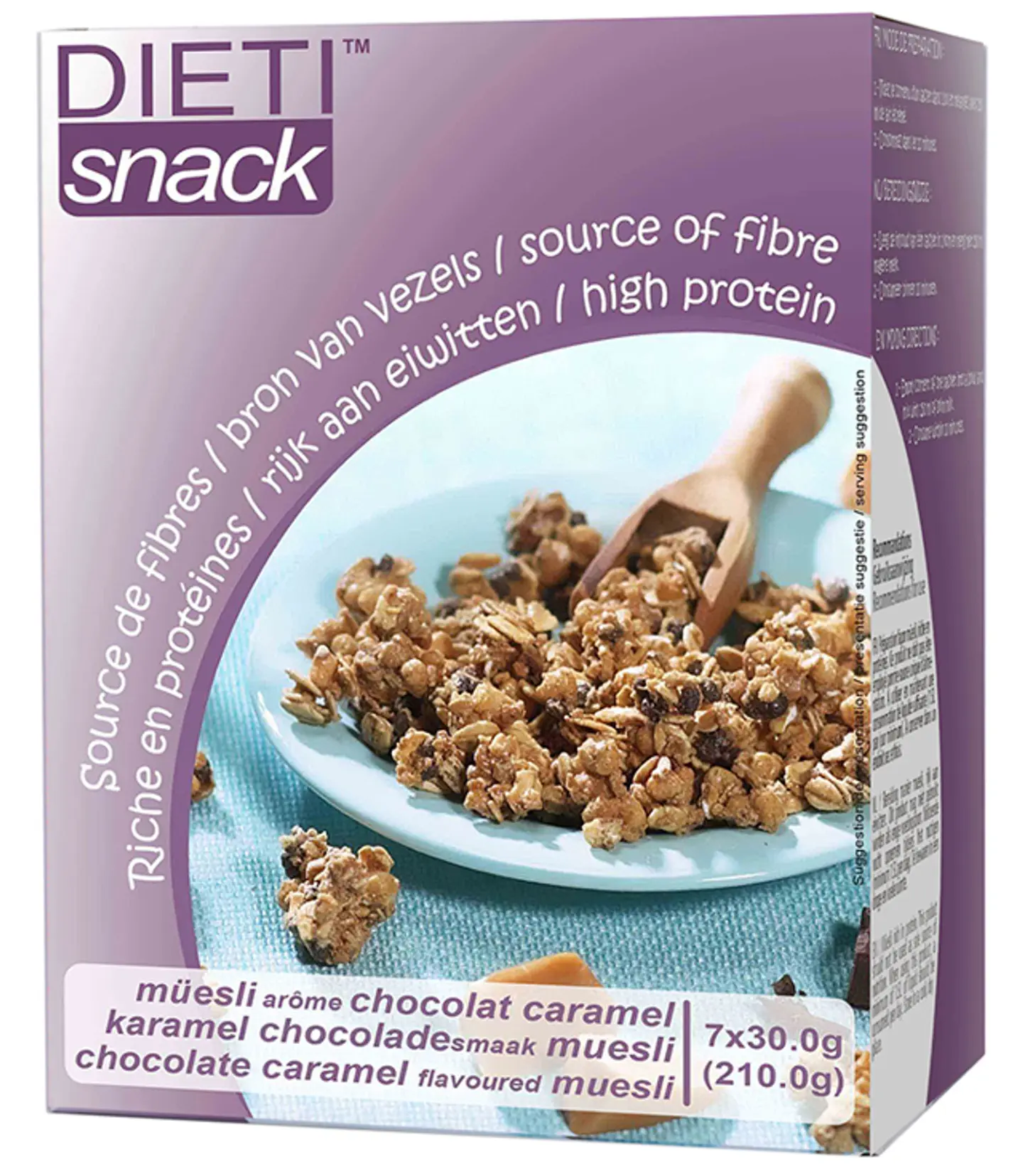 High Protein Chocolate Caramel Muesli