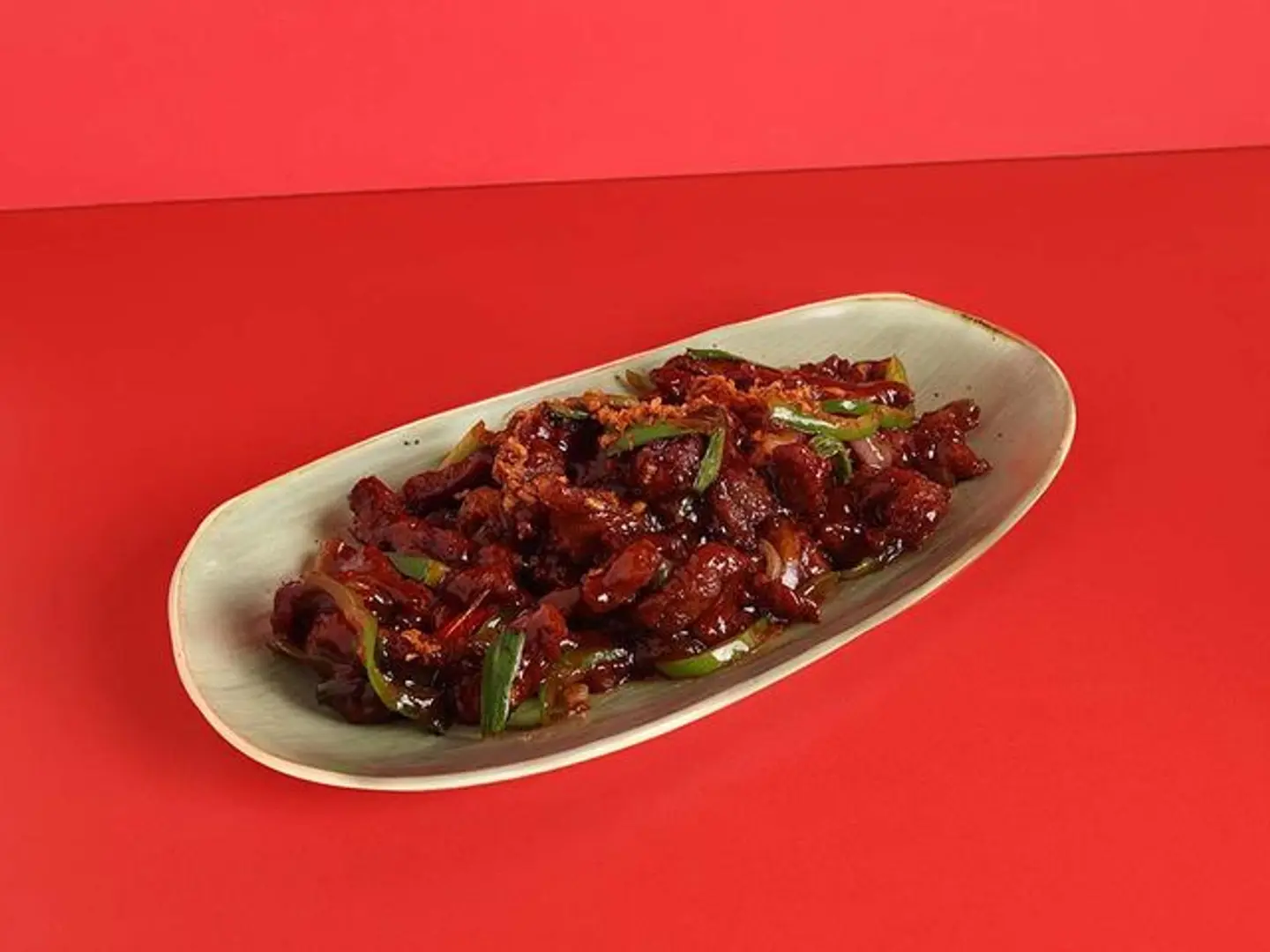 Beef In Garlic And Chili Sauce