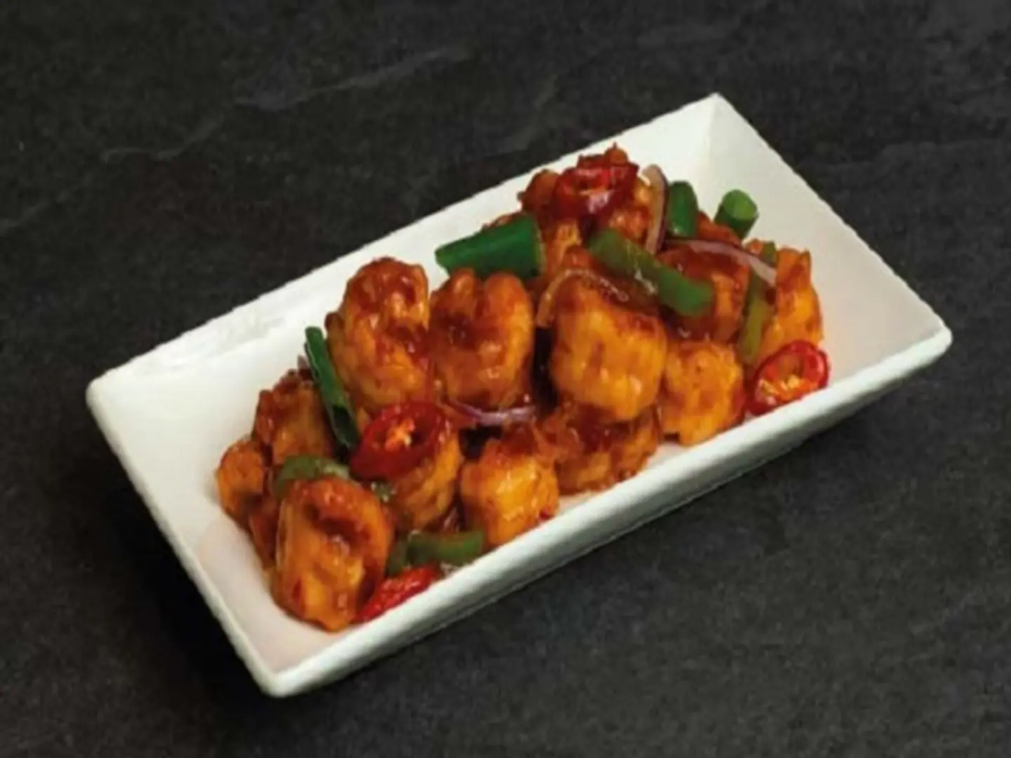 Shrimp In Garlic And Chili Sauce