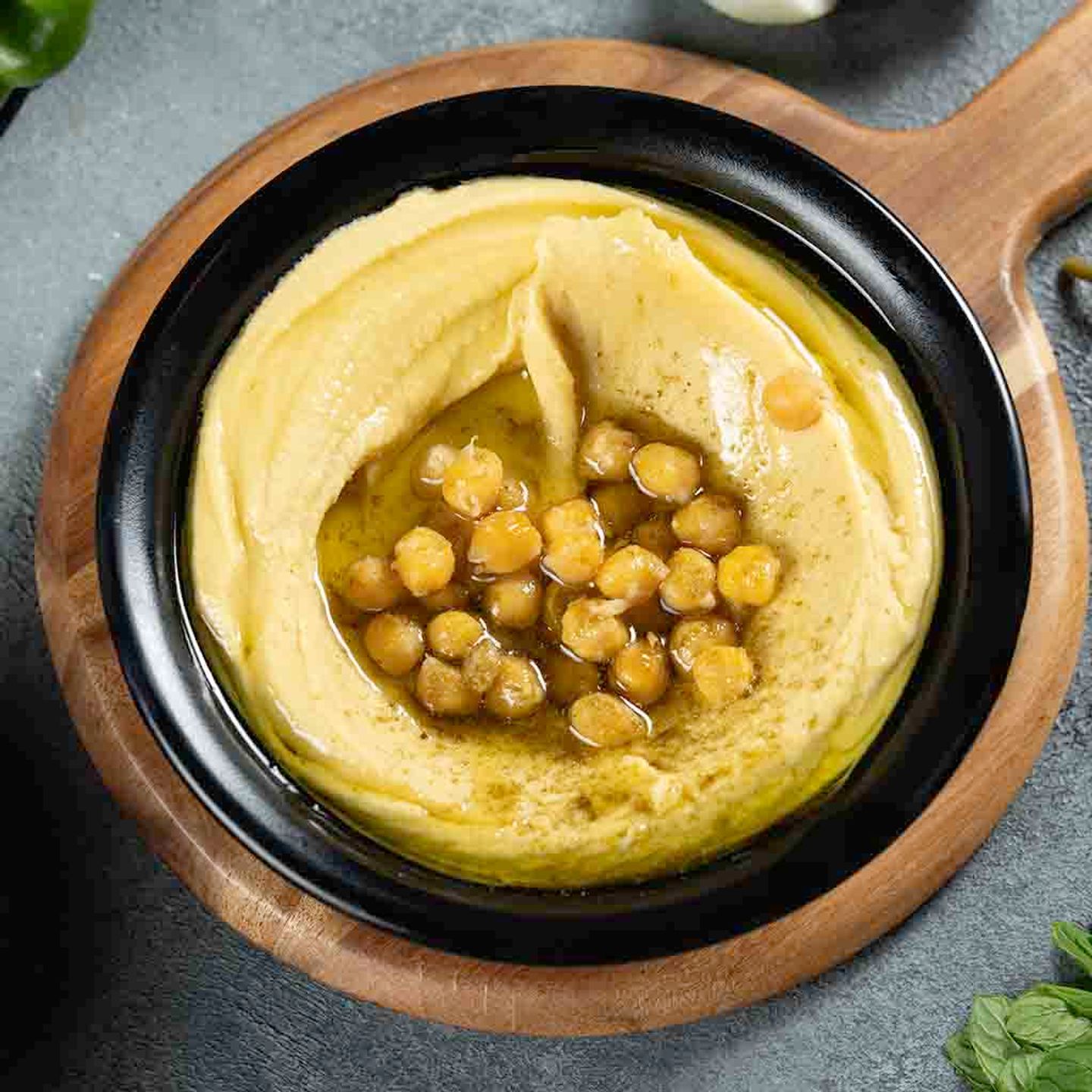 Syrian Hummus With Oil