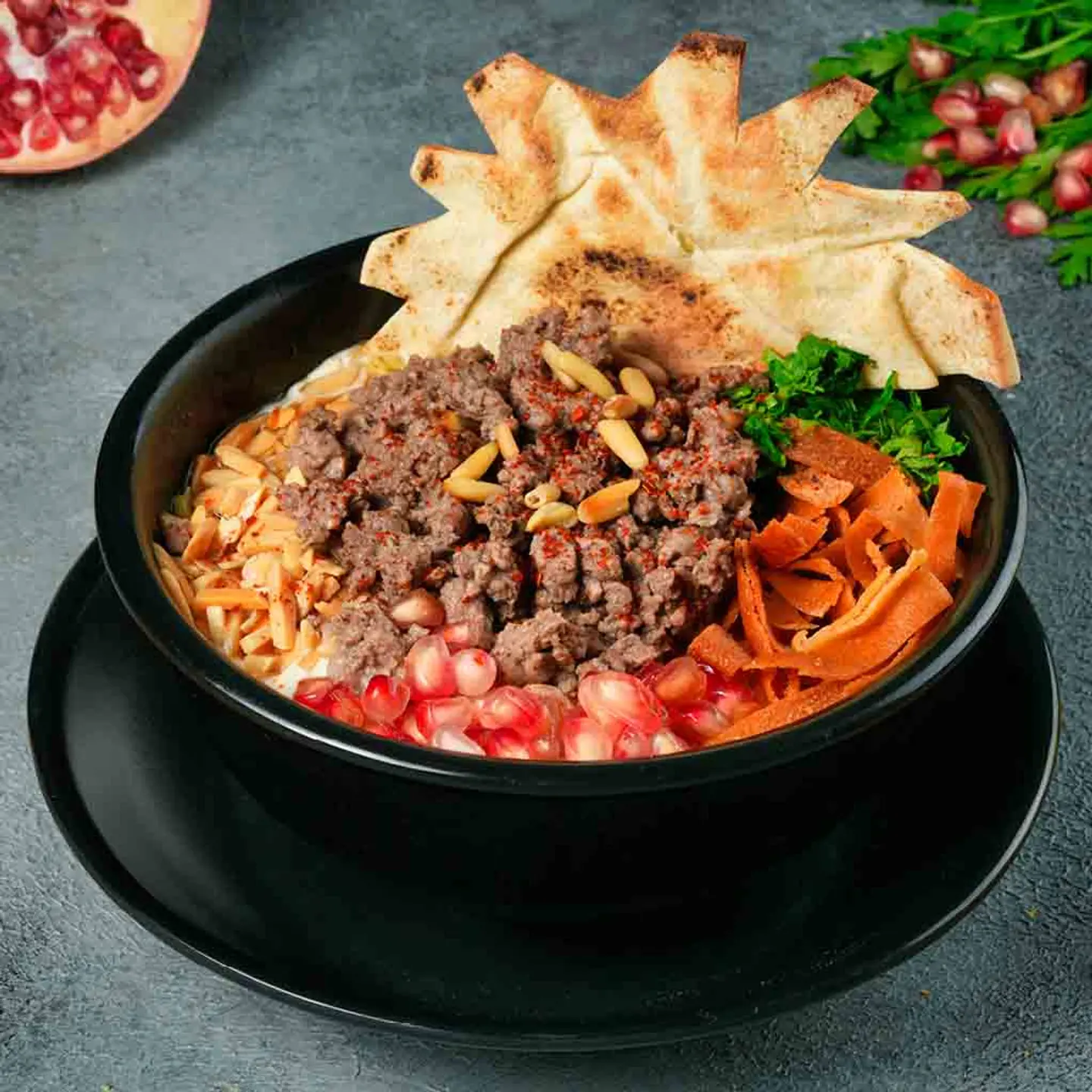 Hummus Fattah With Meat