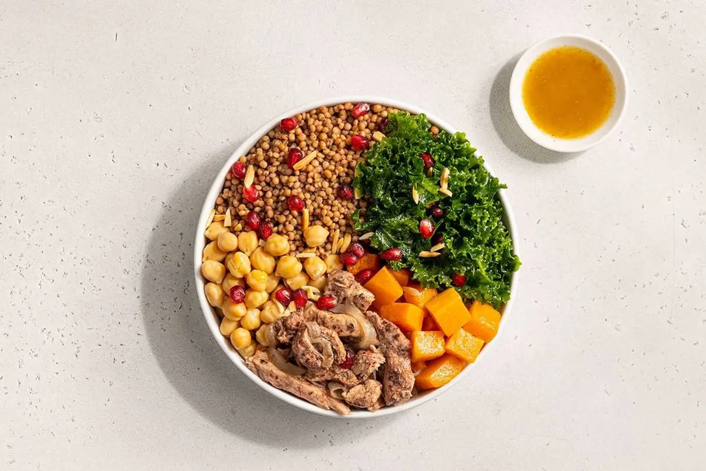 Chicken & Maftool Bowl