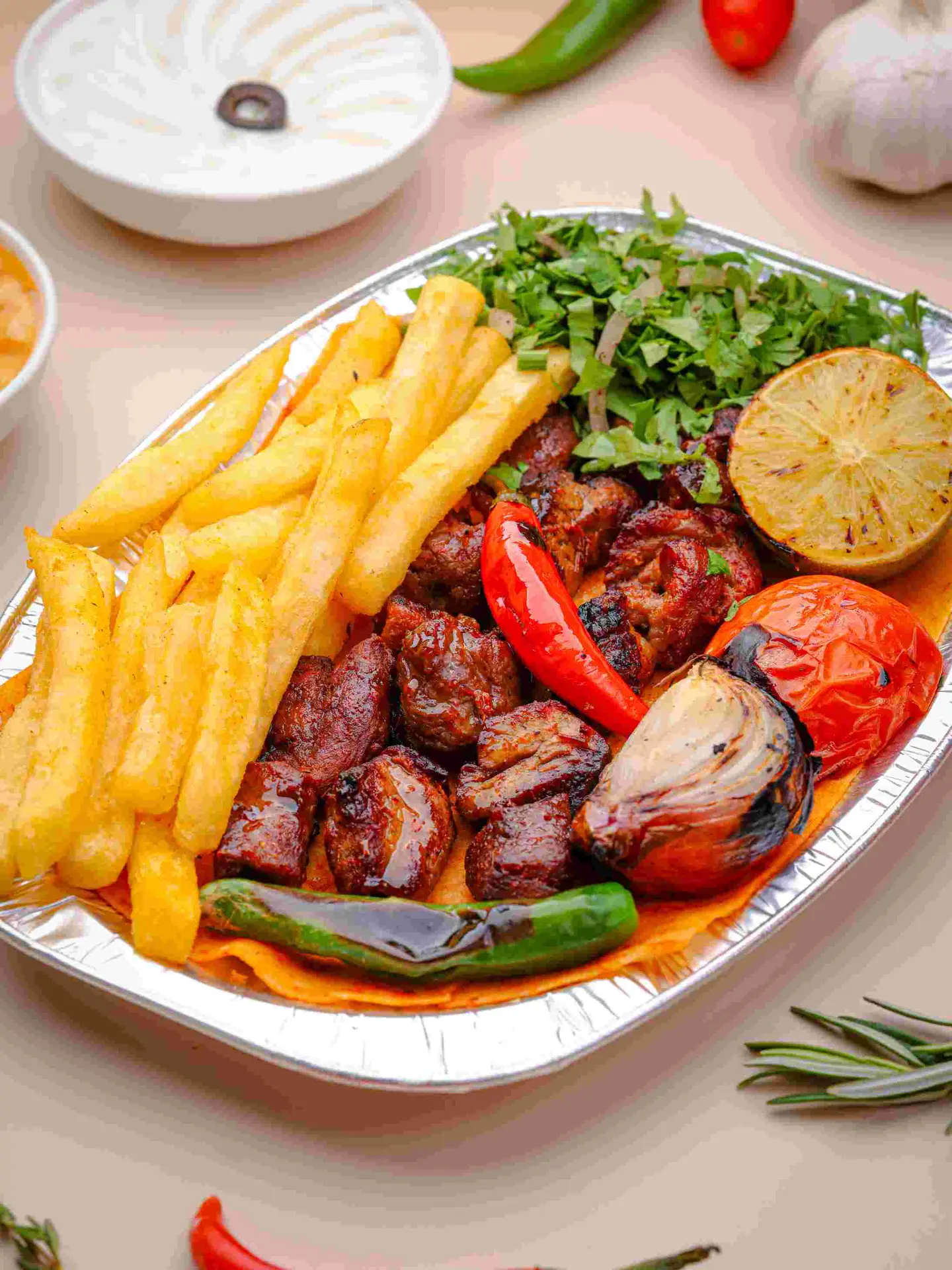 Meat Cubes Meal