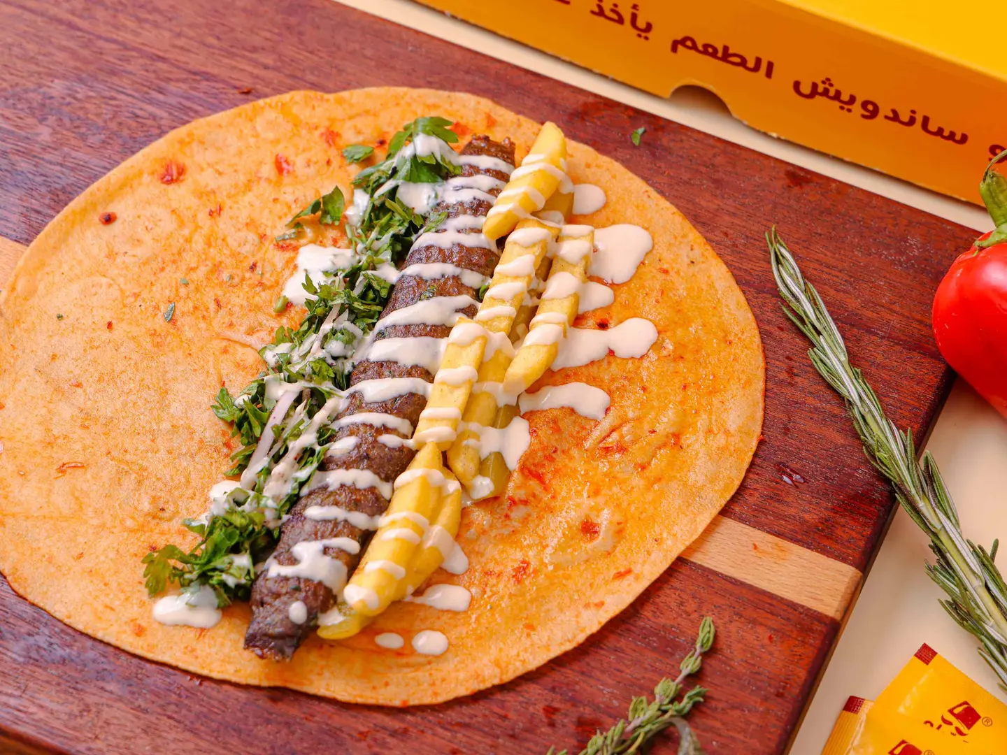 Meat Kabab Sandwish