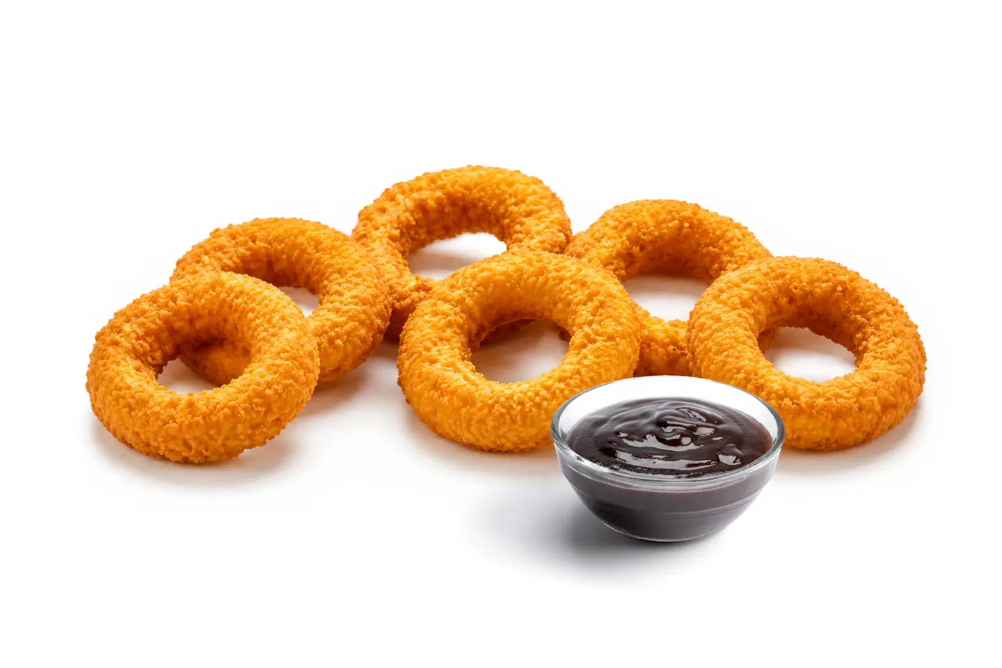6 Pcs Chicken Rings With Bbq Sauce