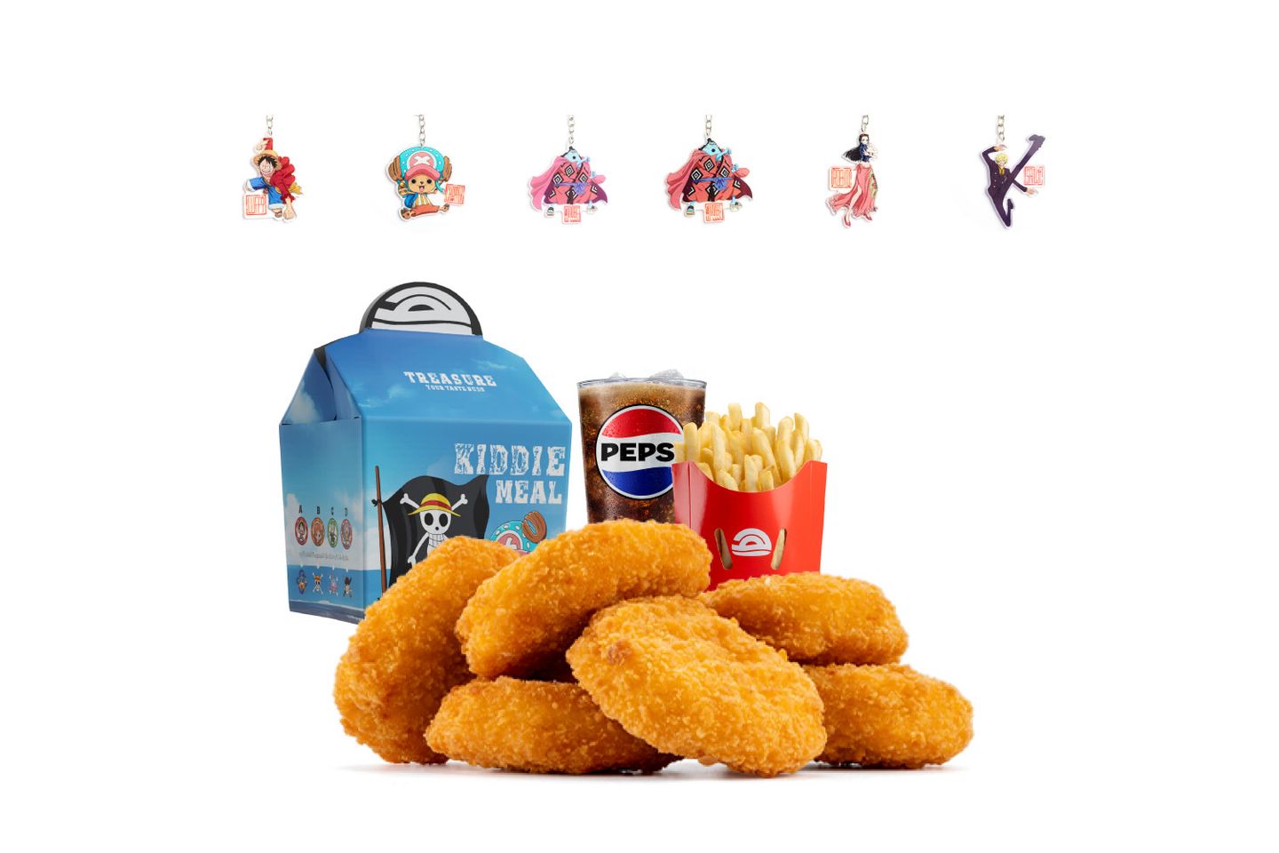 One Piece Kiddie Meal Chicken Nuggets