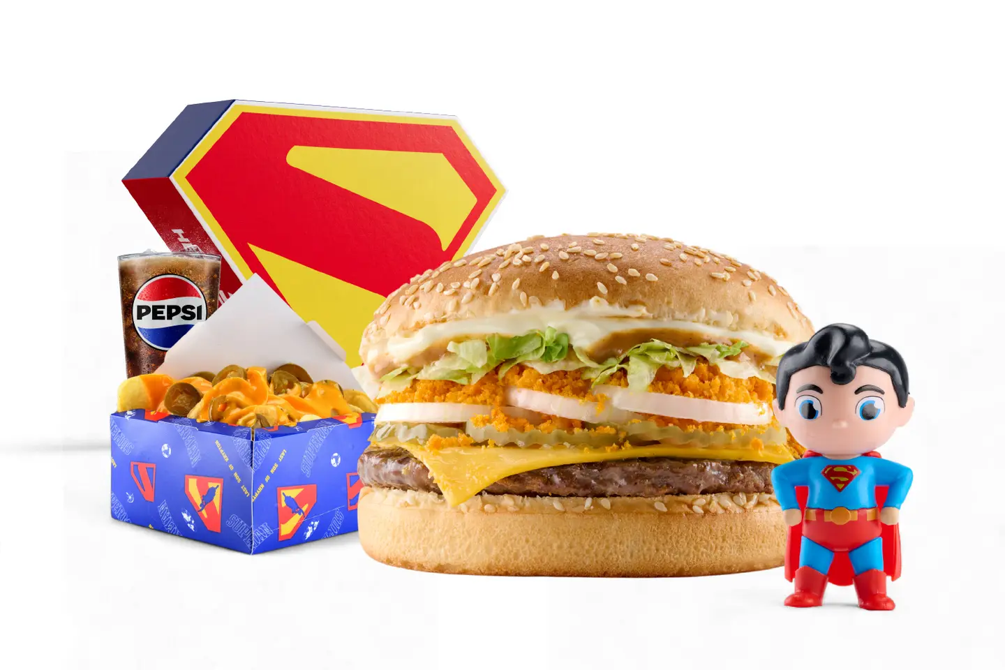 Superman Beef Regular Meal