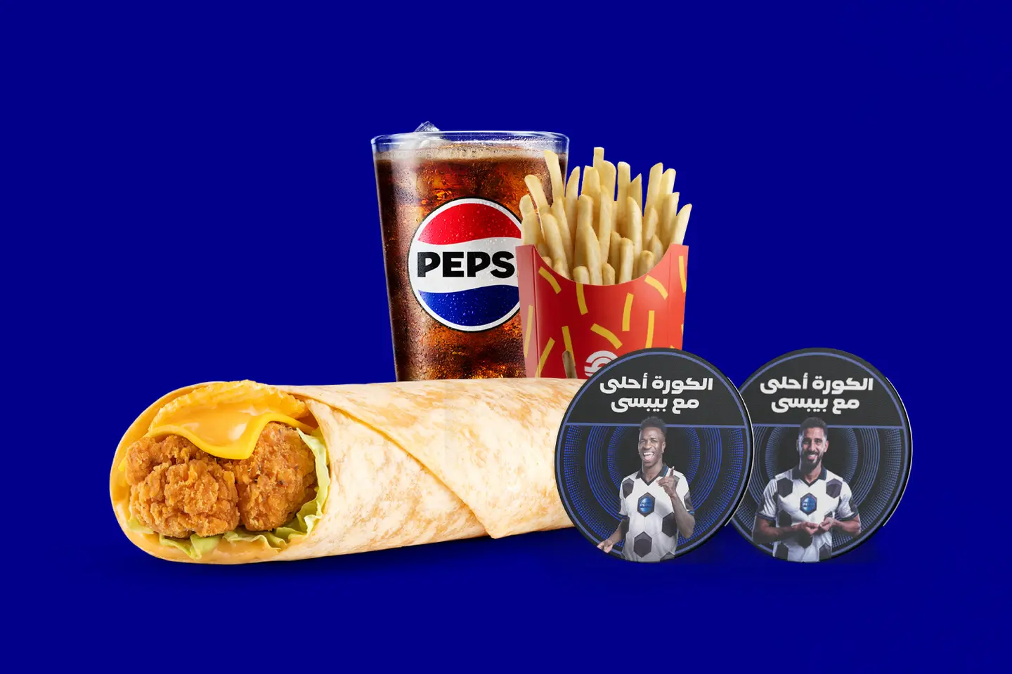 Crunchy Tortilla Large Meal With Free Pepsi Coaster