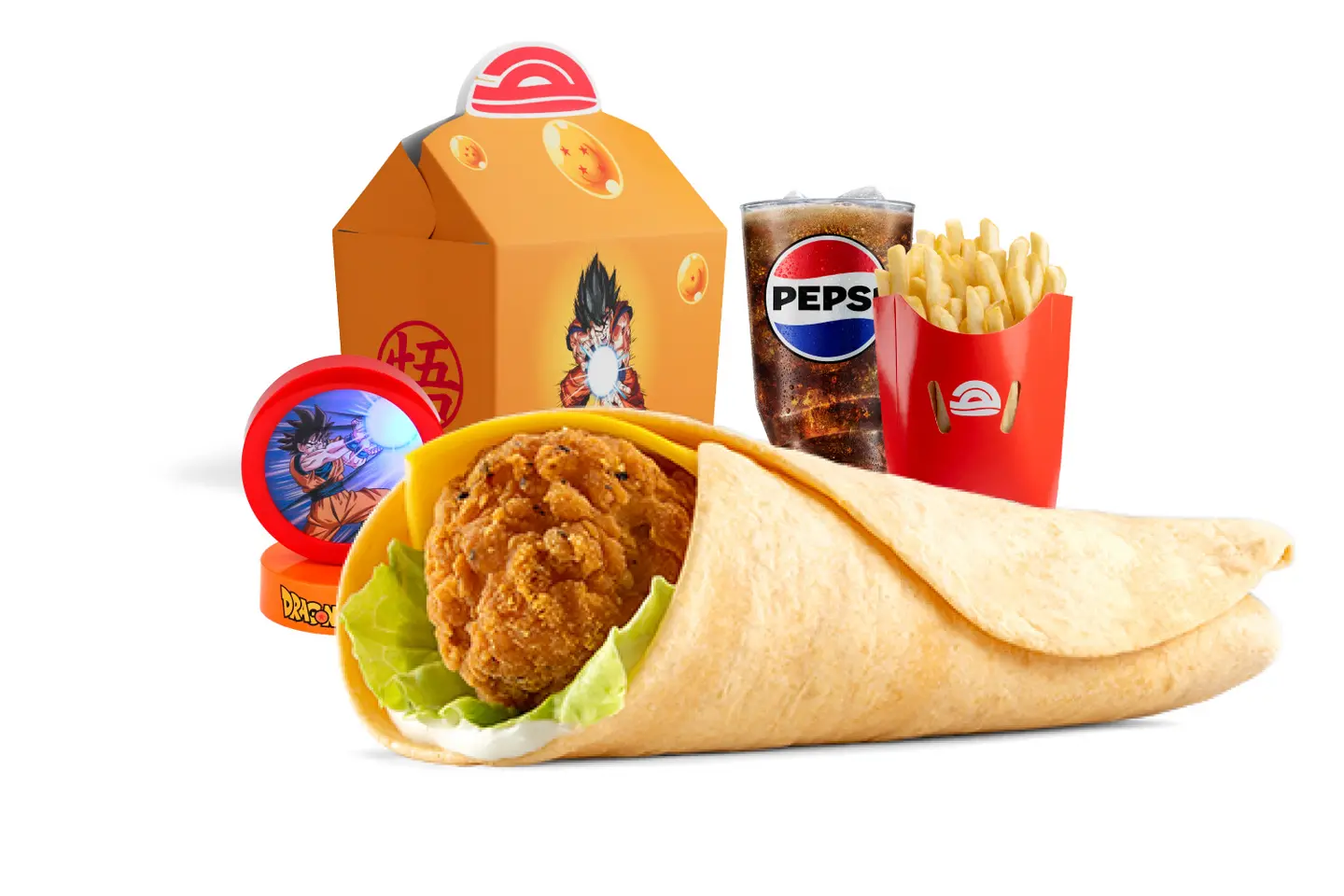 وجبة أطفال كرة التنين كيدي تورتيلا