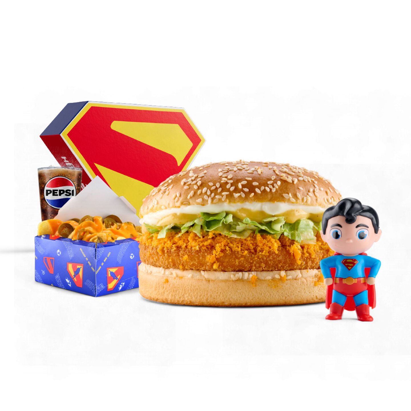 Superman Chicken Regular Meal