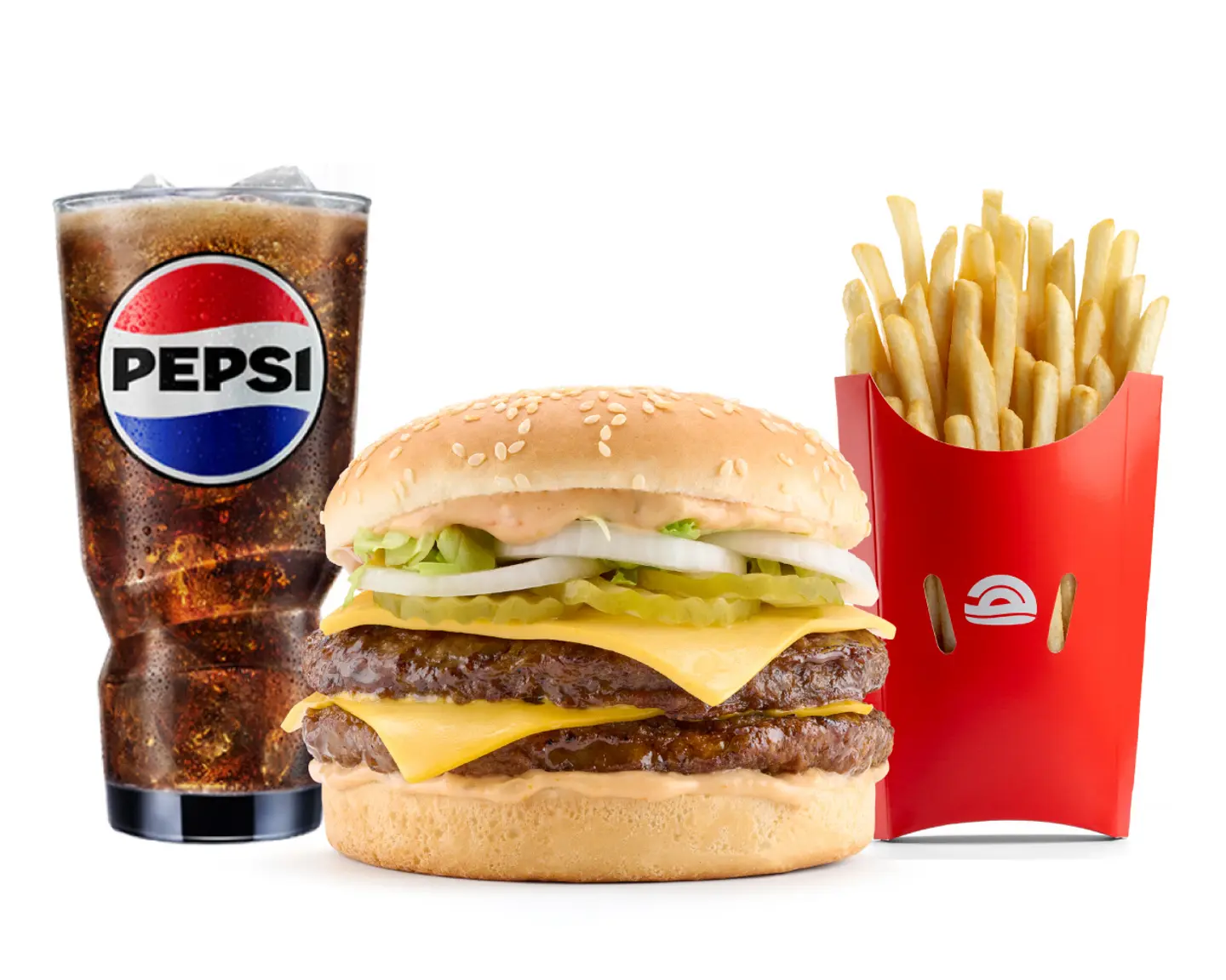 Double Herfy Combo Regular Size