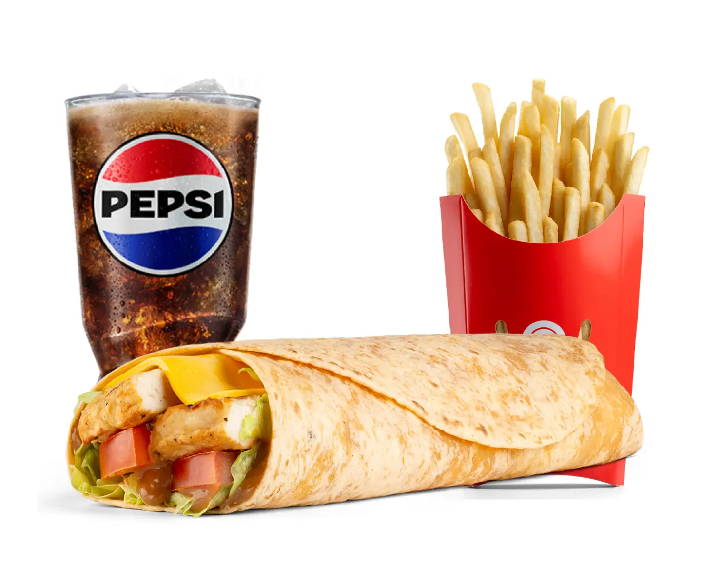 تورتيلا الدجاج المشوي حجم كبير ومعاها تشوكو بلاست مجاناً