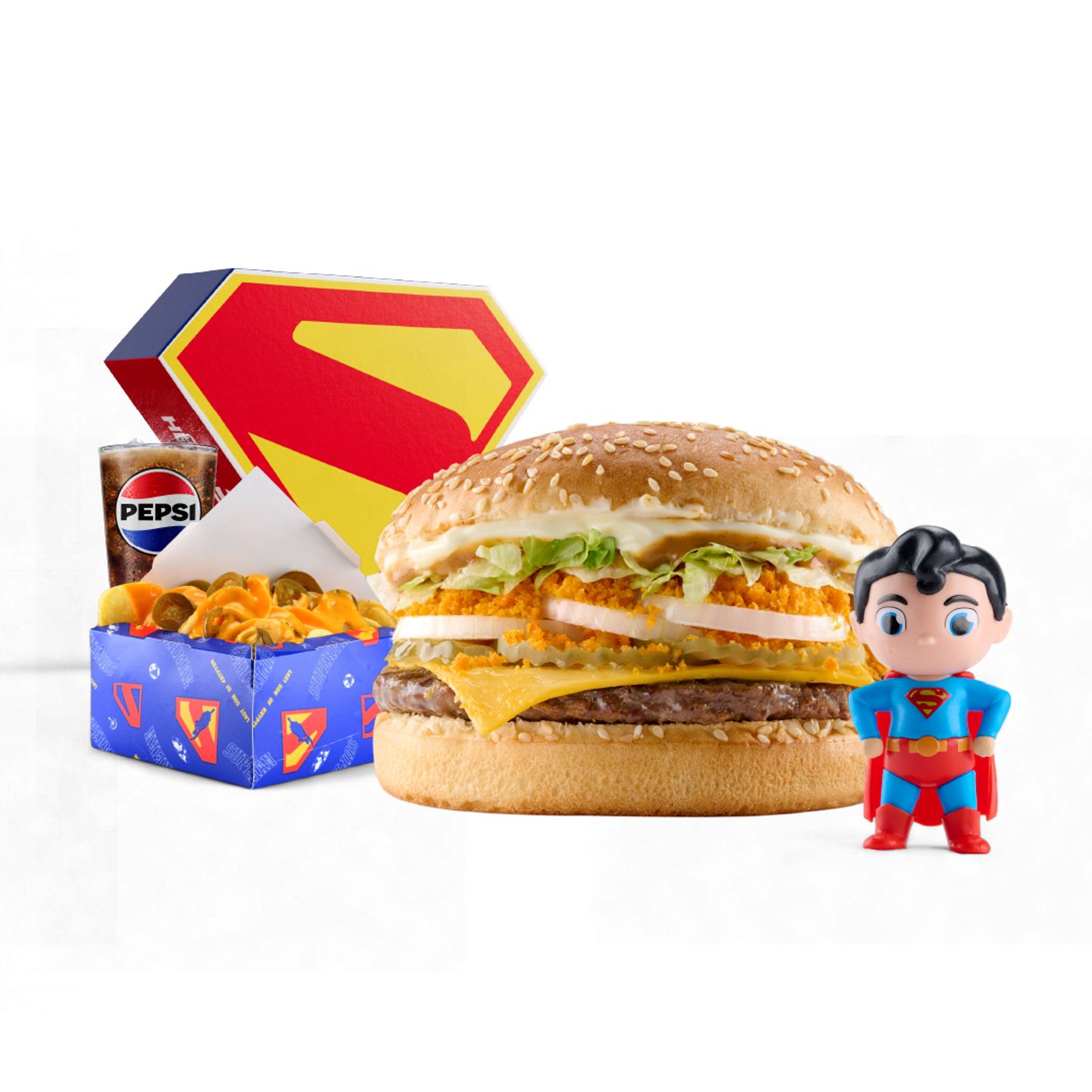 Superman Beef Medium Meal