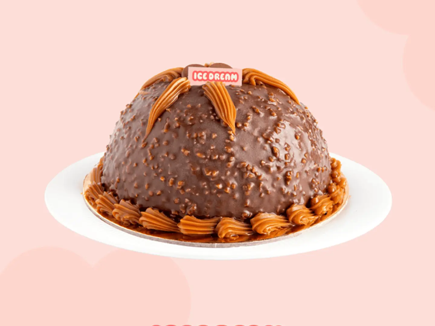 Rocher Ice Cream Cake