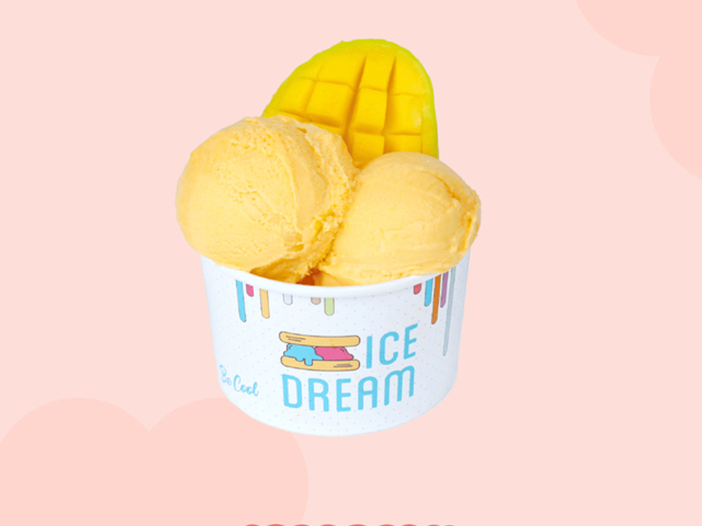 Double Scoop Mango Ice Cream