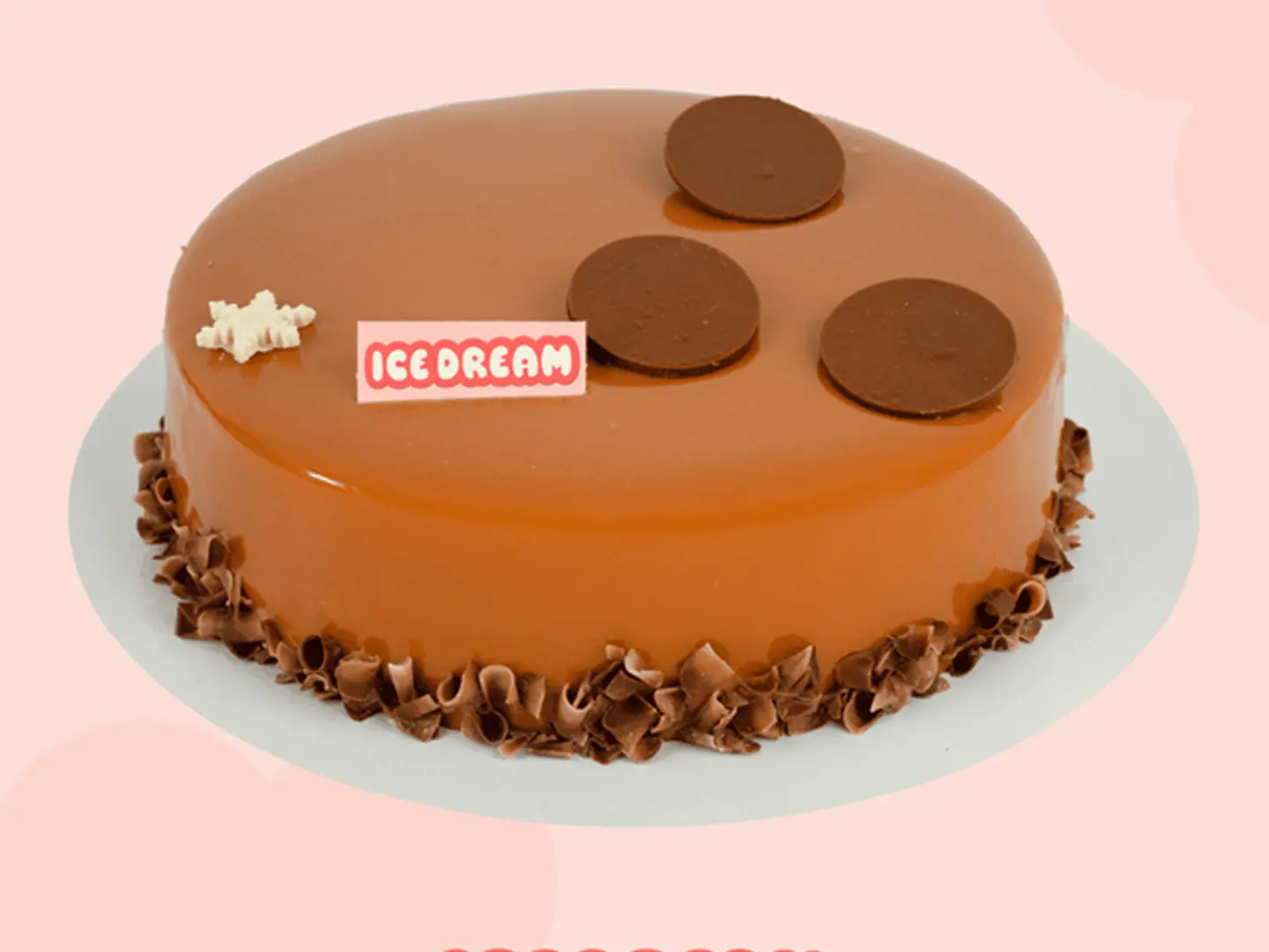 Salted Caramel Ice Cream Cake