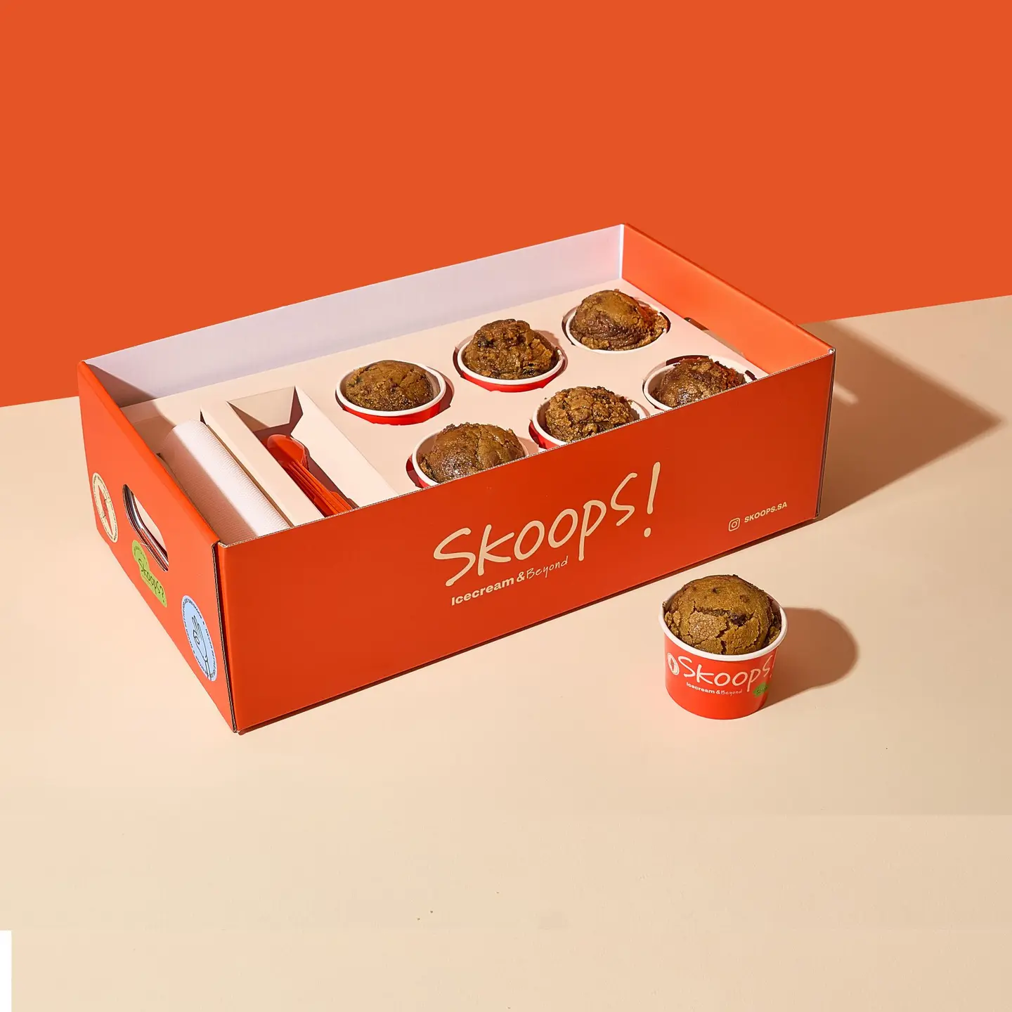 Skooped Chocolate Chip Cookie Box