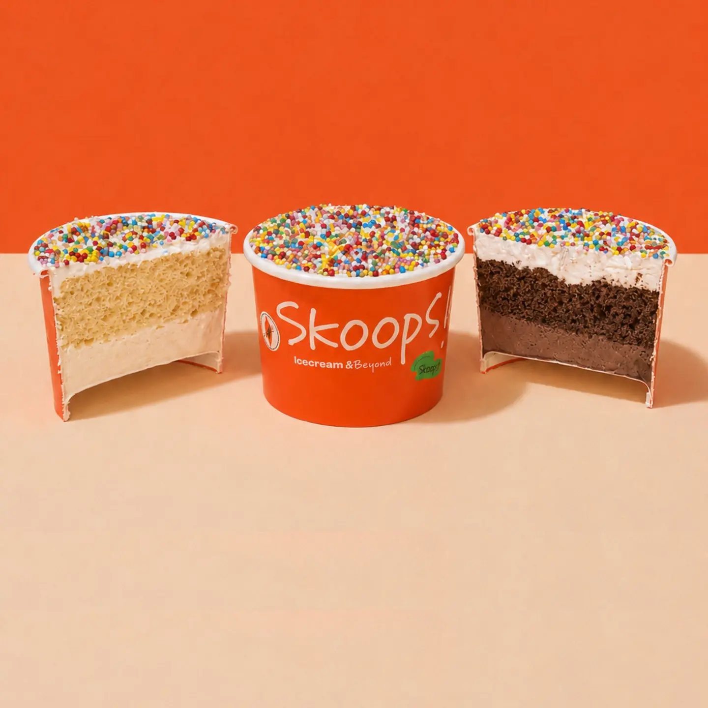 Ice Cream Dot Cake