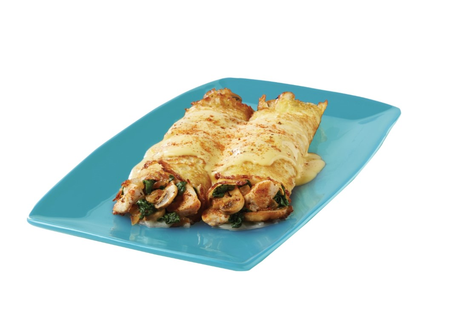 Chicken Florentine Crepes