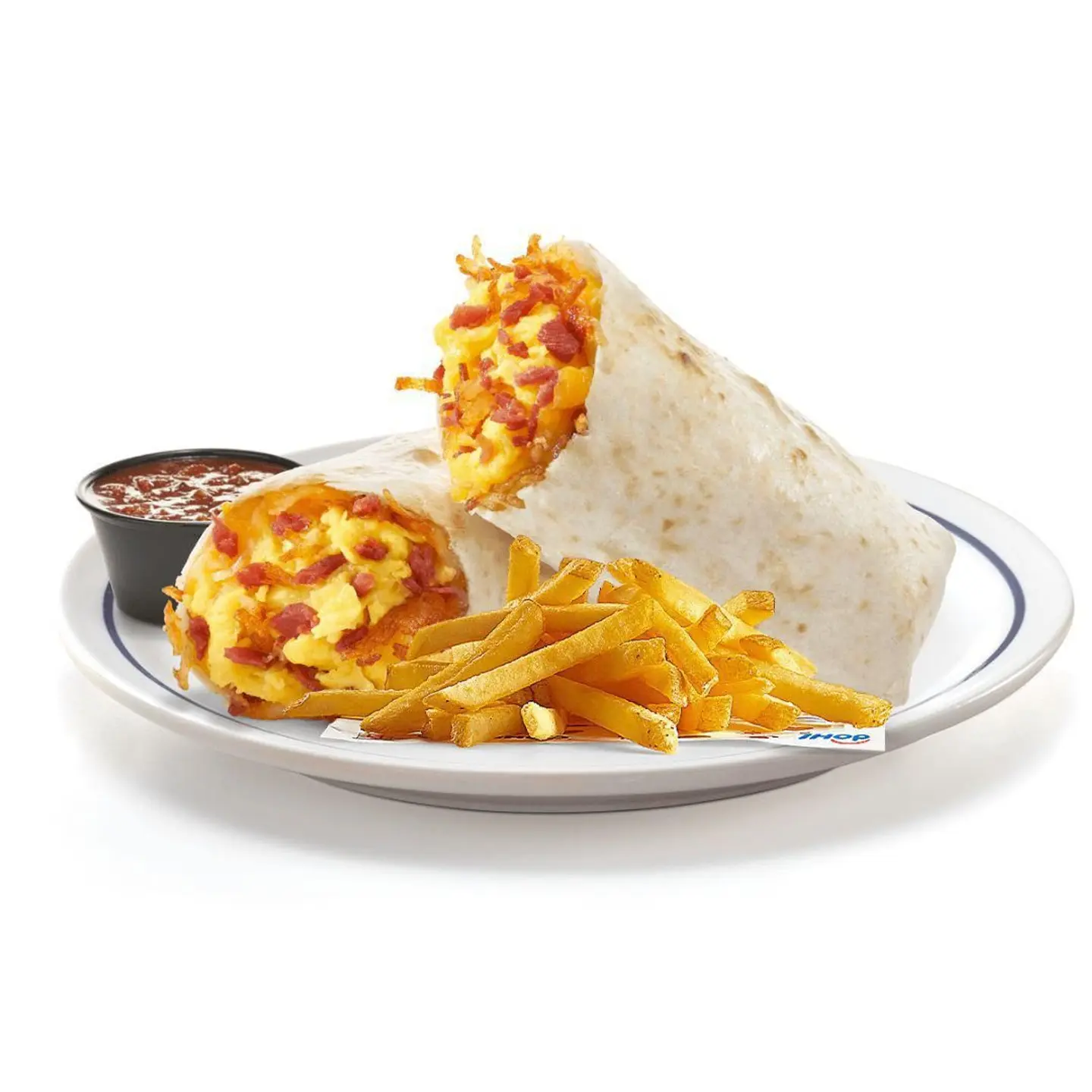 The Classic Burrito With Fries
