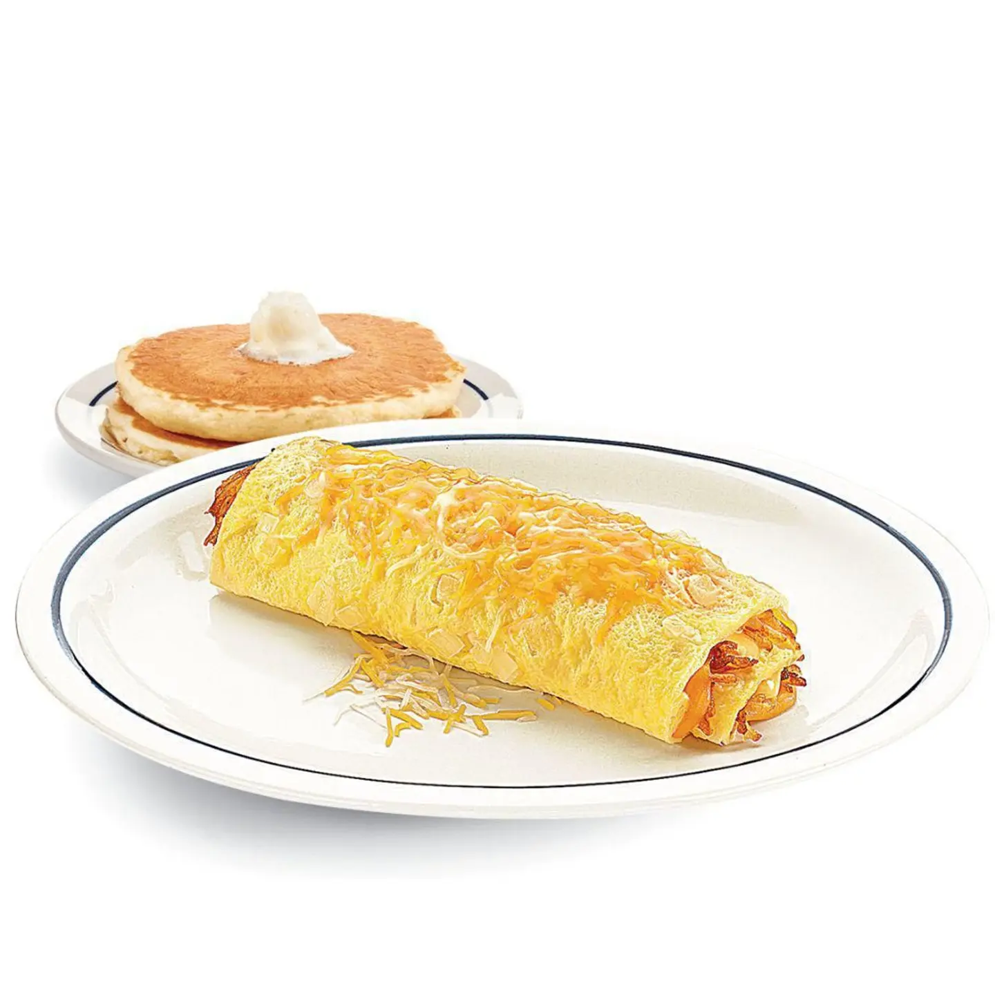 Cheese Omelette With 2 Free Original Pancakes