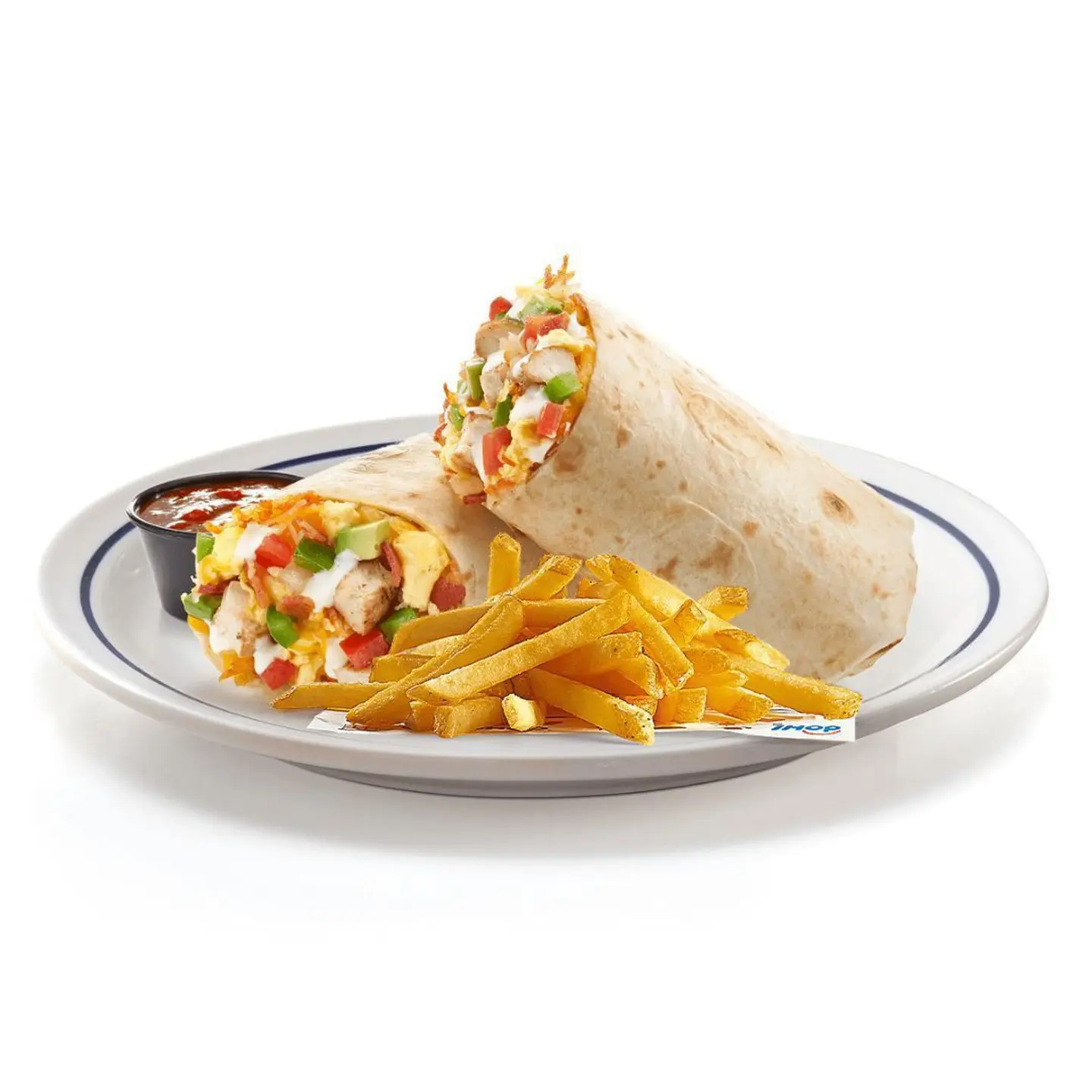 Ihop Southwest Chicken Burrito With Fries