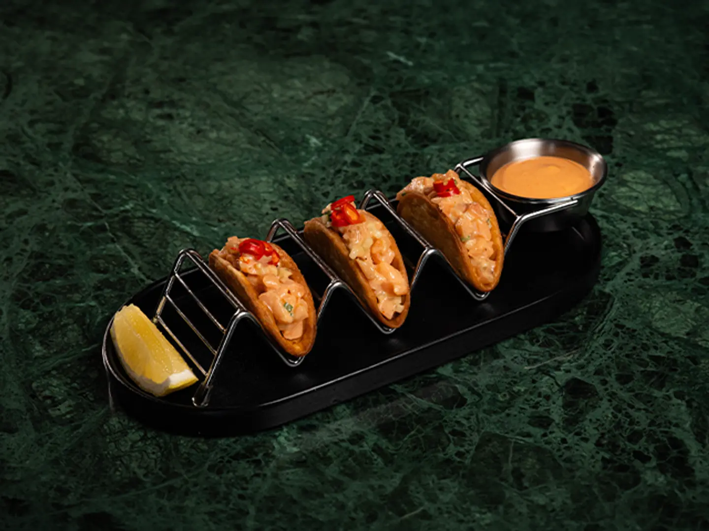 Salmon Tacos Raw