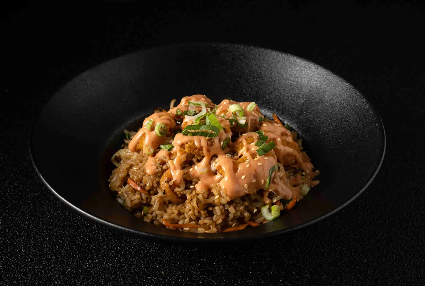 Rice Volcano Shrimp Dynamite