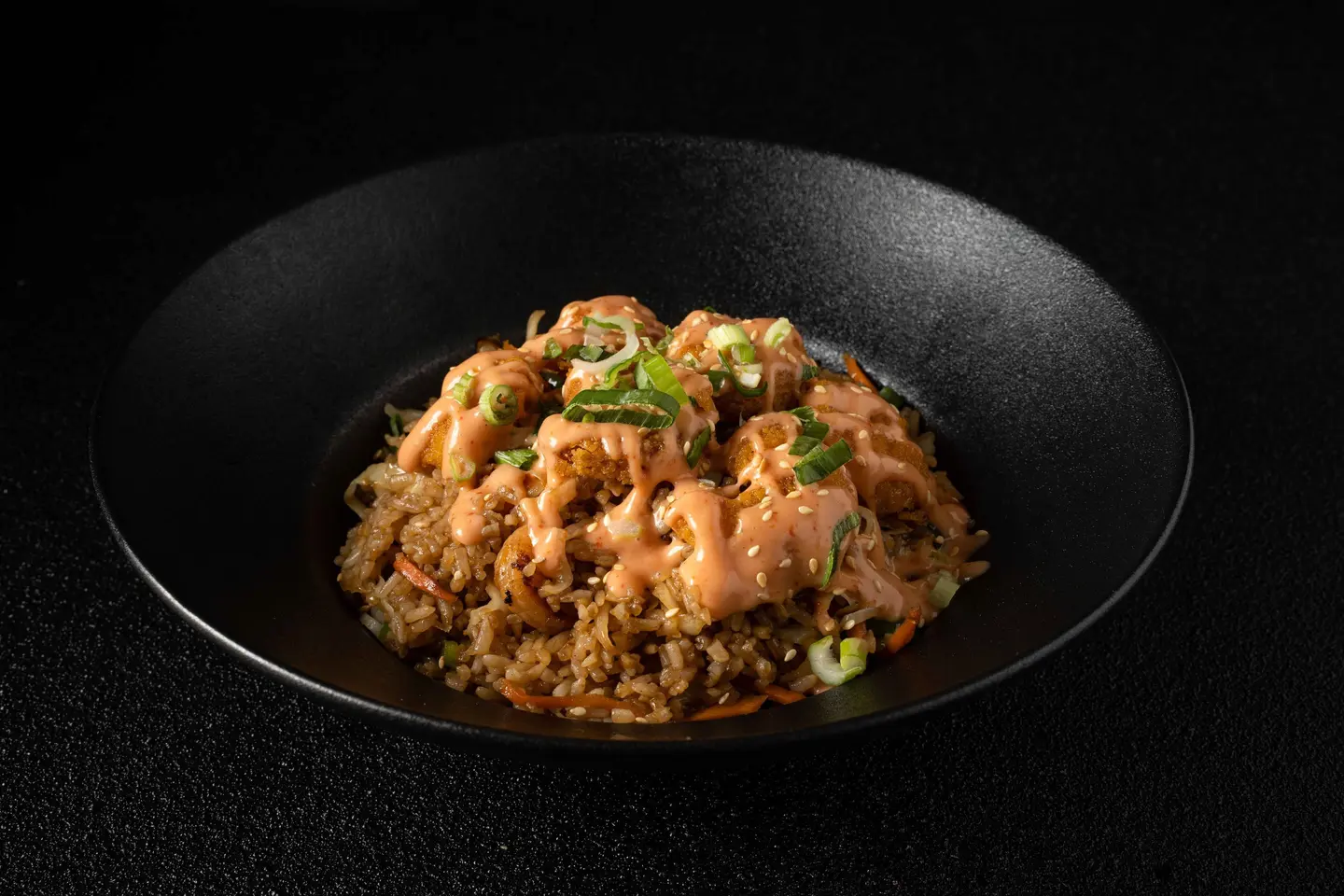 Rice Volcano Shrimp Dynamite