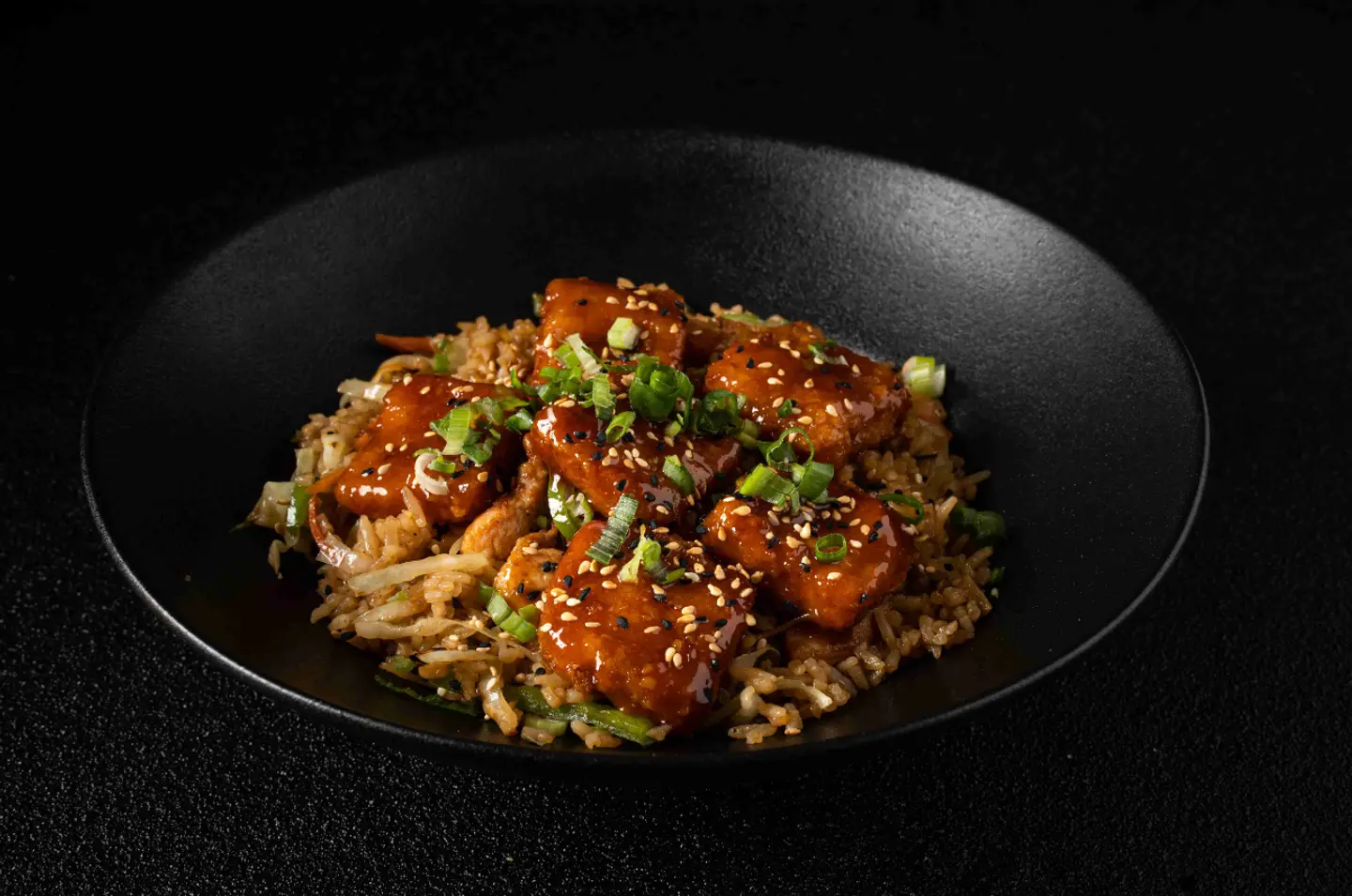 Rice Volcano Chicken Buffalo