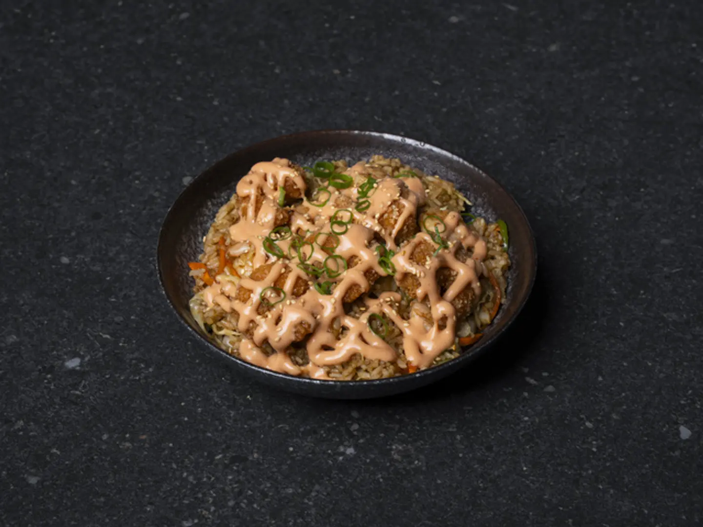 Rice Volcano Shrimp Dynamite