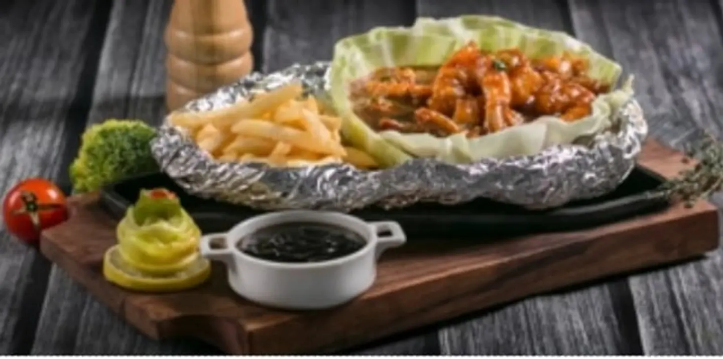 Prawn Hunan Sizzler