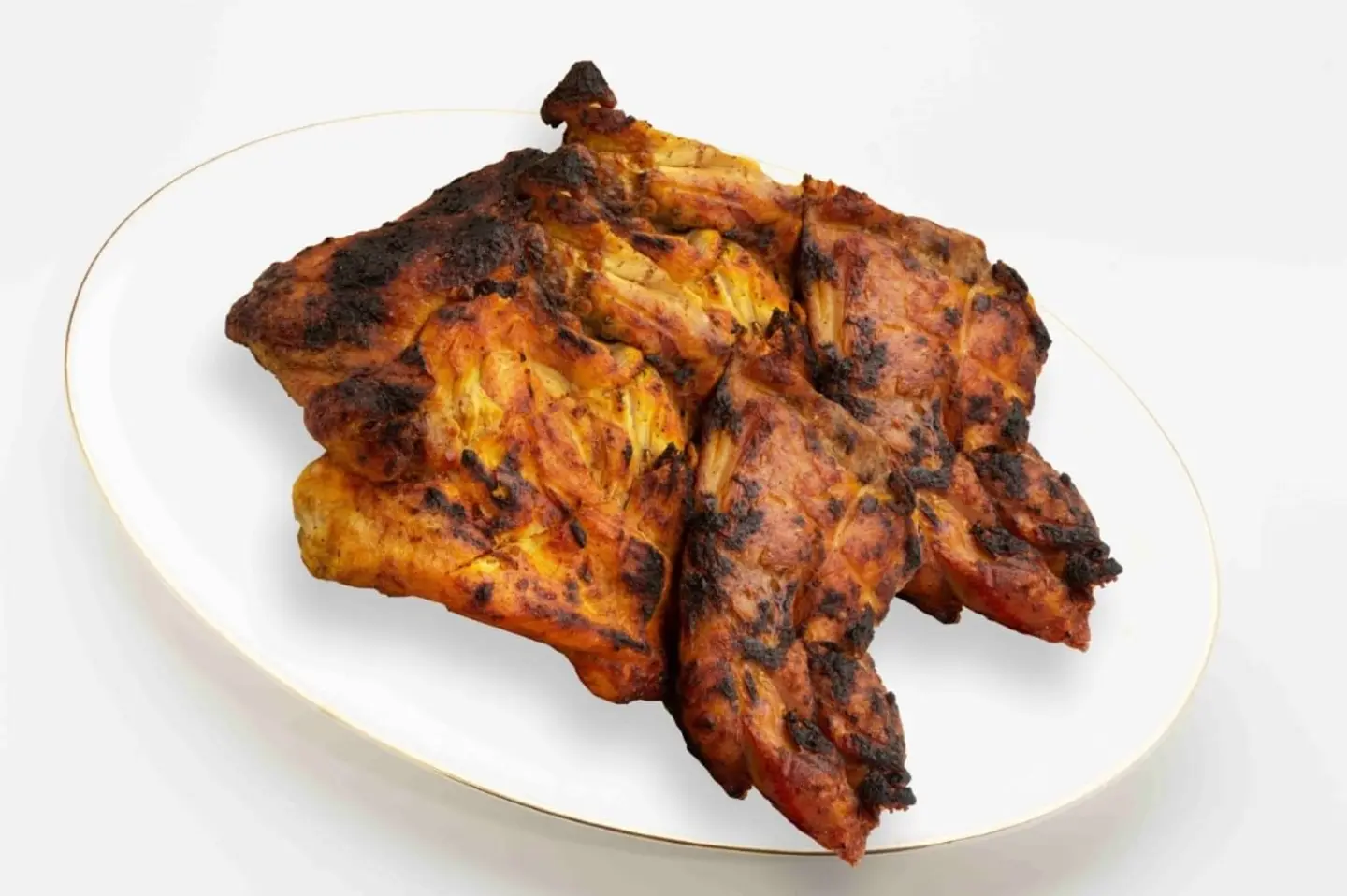 حبة دجاج على الفحم