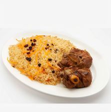 أرز مع لحم