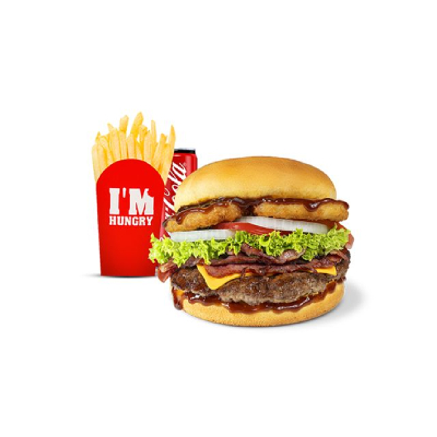 Im Cowboy Burger Meal