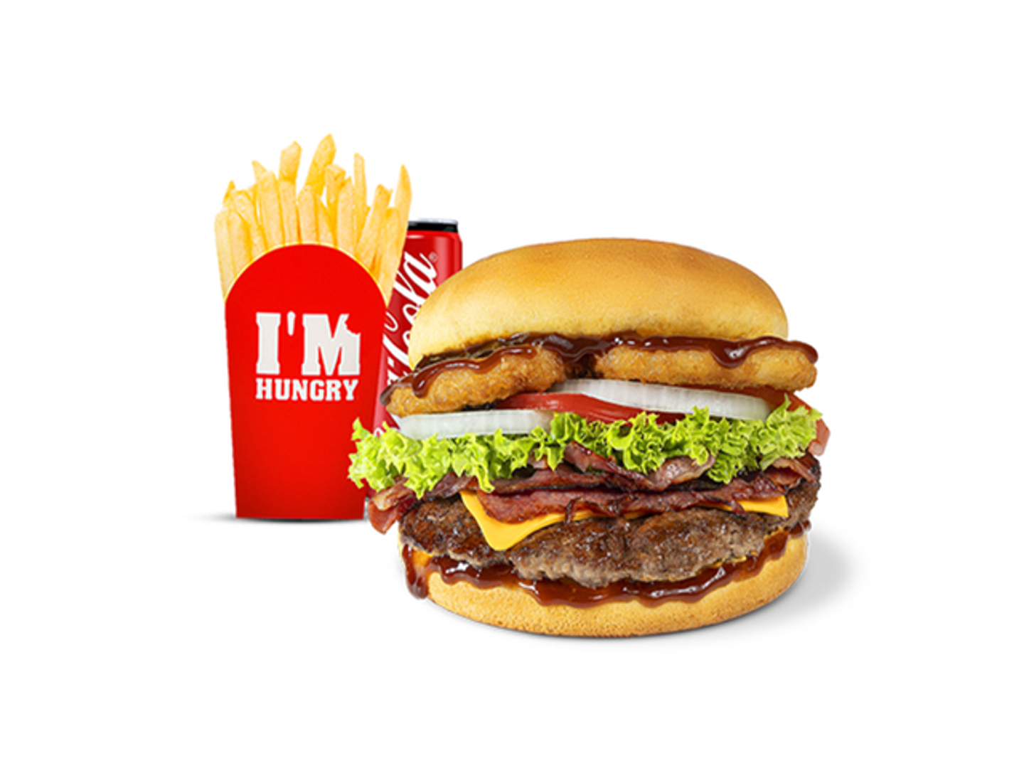 Im Cowboy Burger Meal