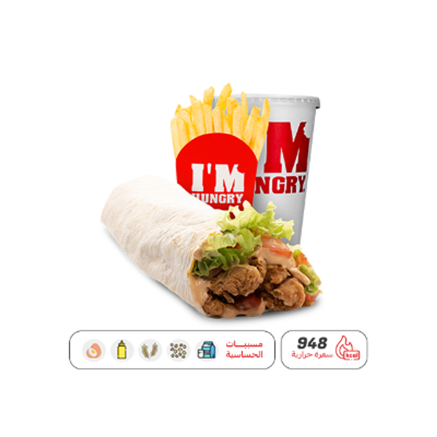 Hungry Wrap Regular Meal