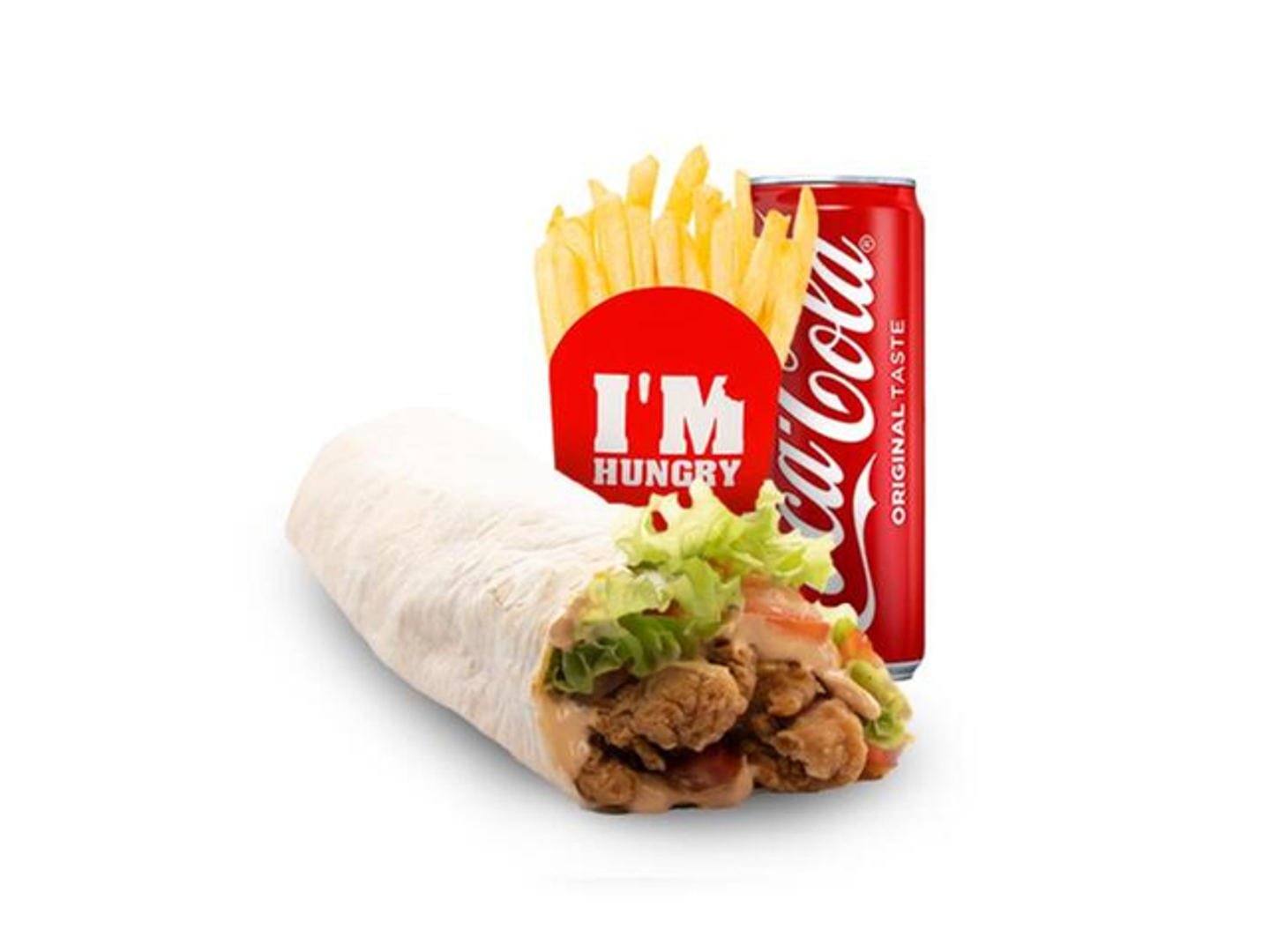 Hungry Chicken Wrap Regular Meal