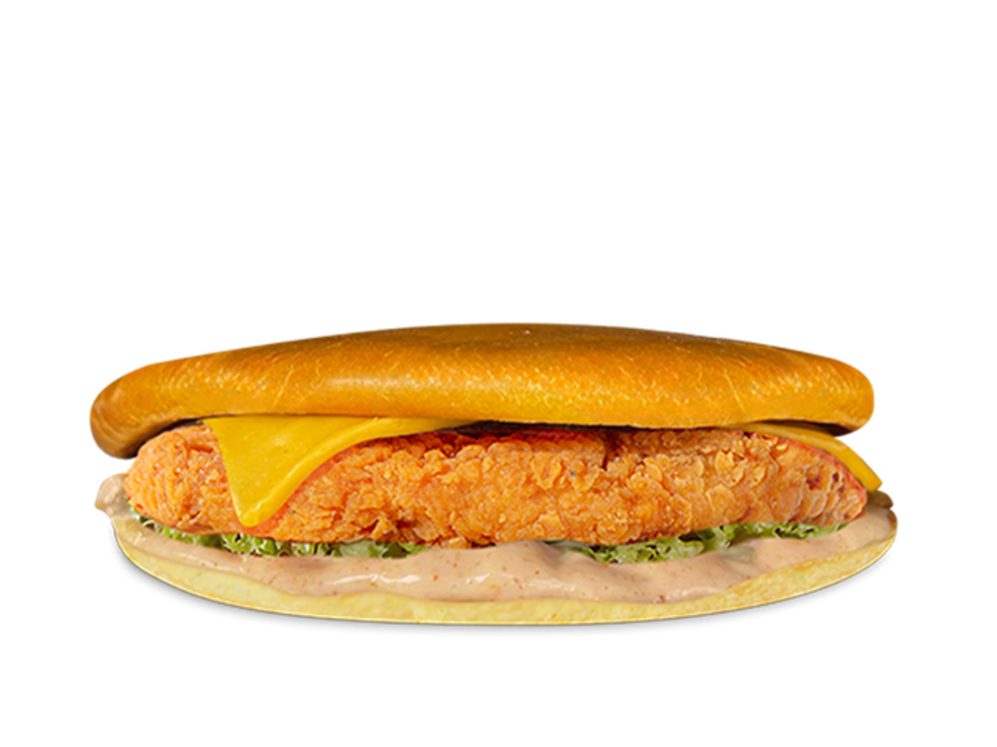 Flat Chicken Burger