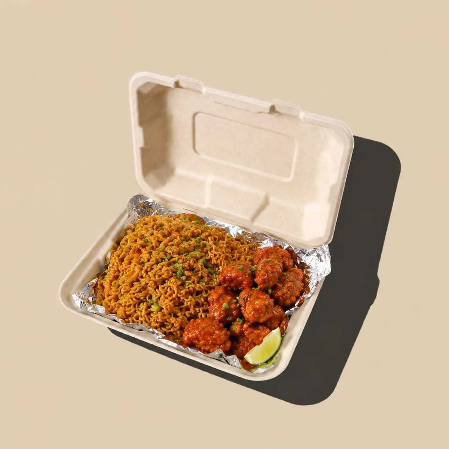 Chicken 65 With Noodles