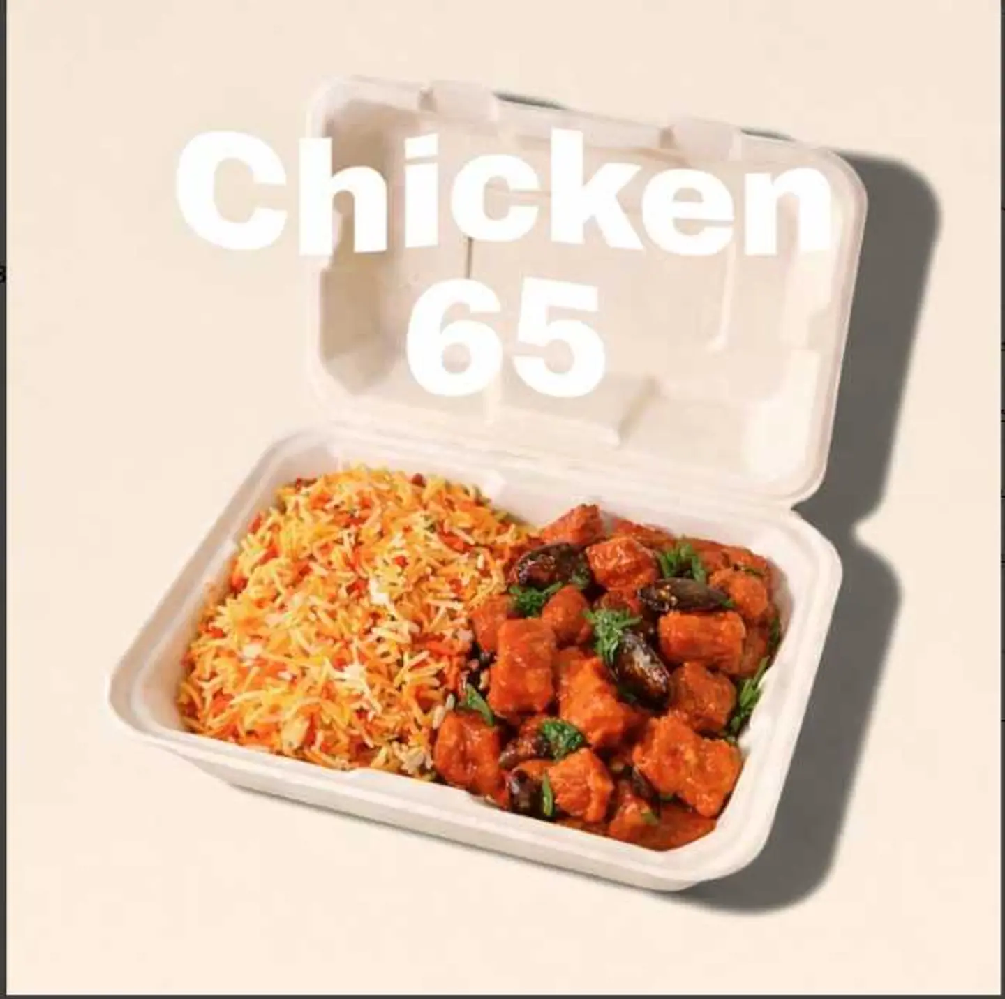 Chicken 65 With Rice