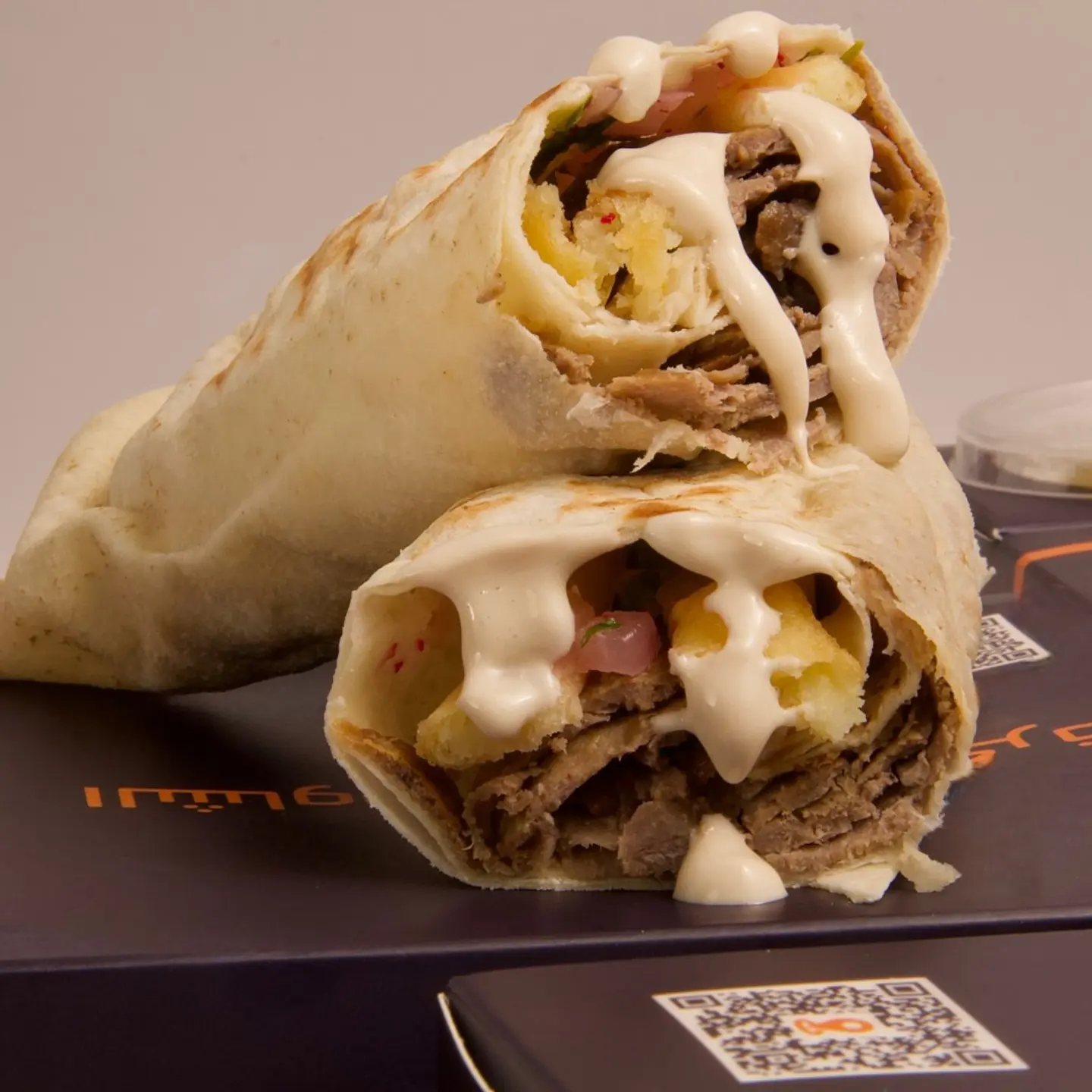 شاورما صاج لحم كبير