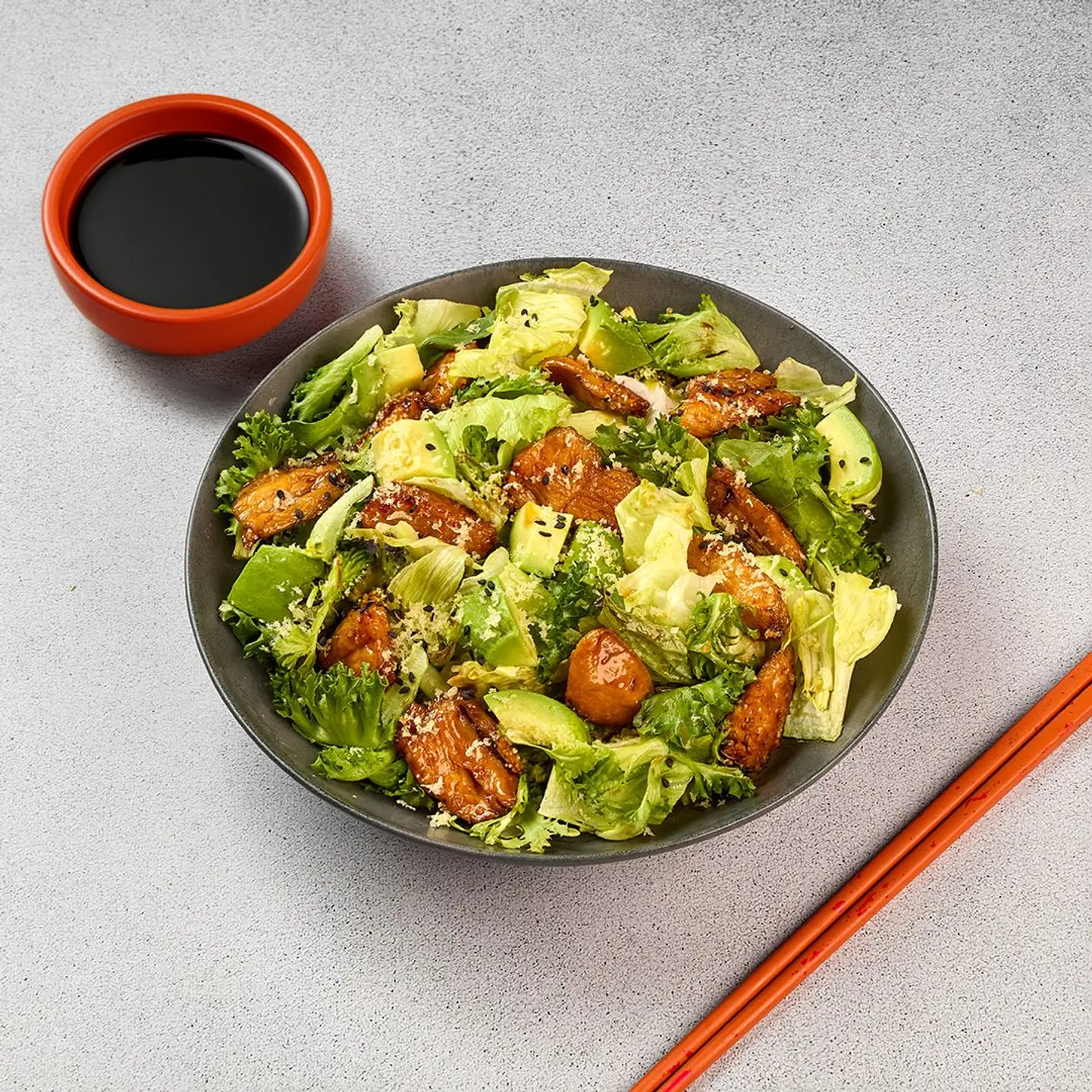 Teriyaki Chicken & Avocado Salad